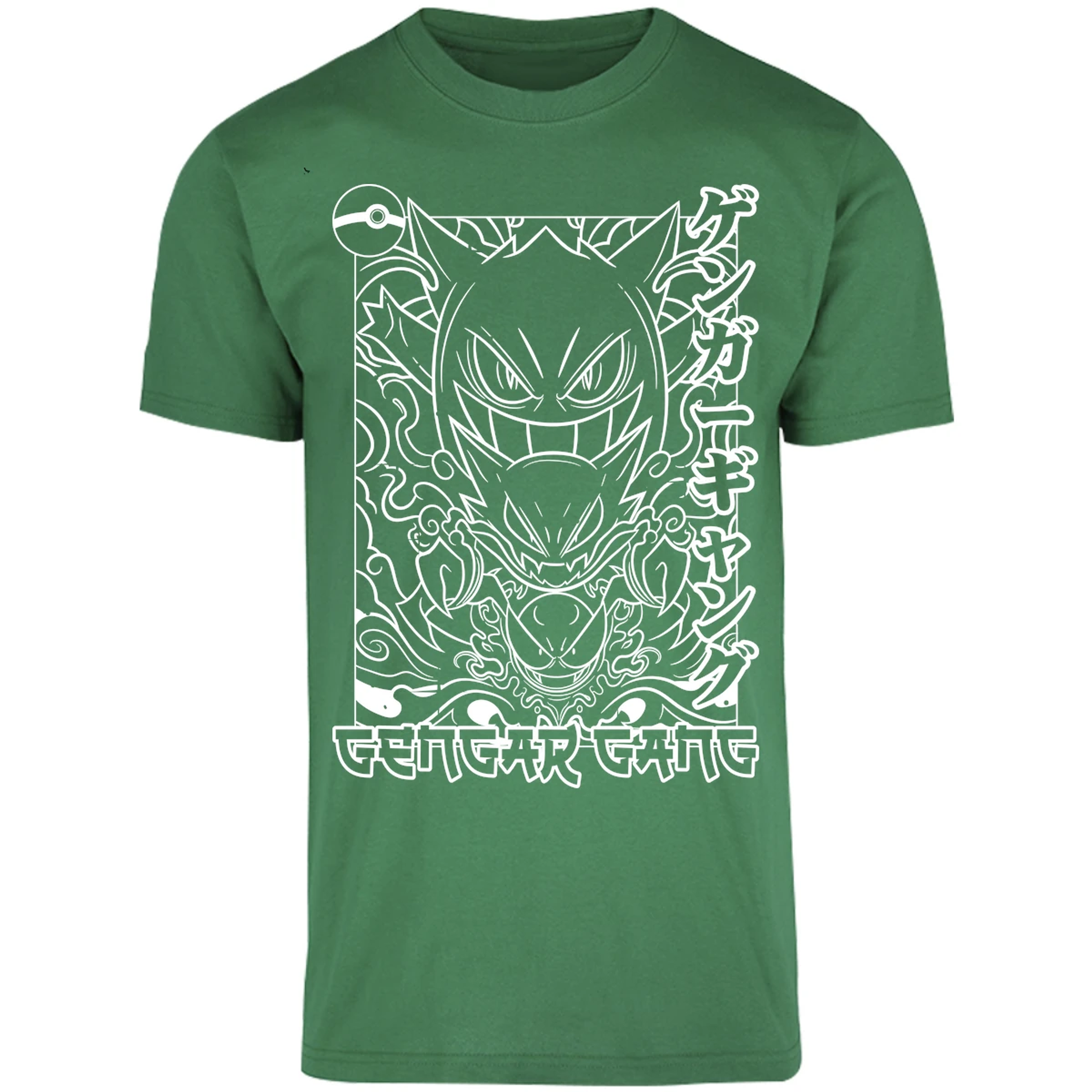 Playera Pokemon Gengar White para Adulto 2