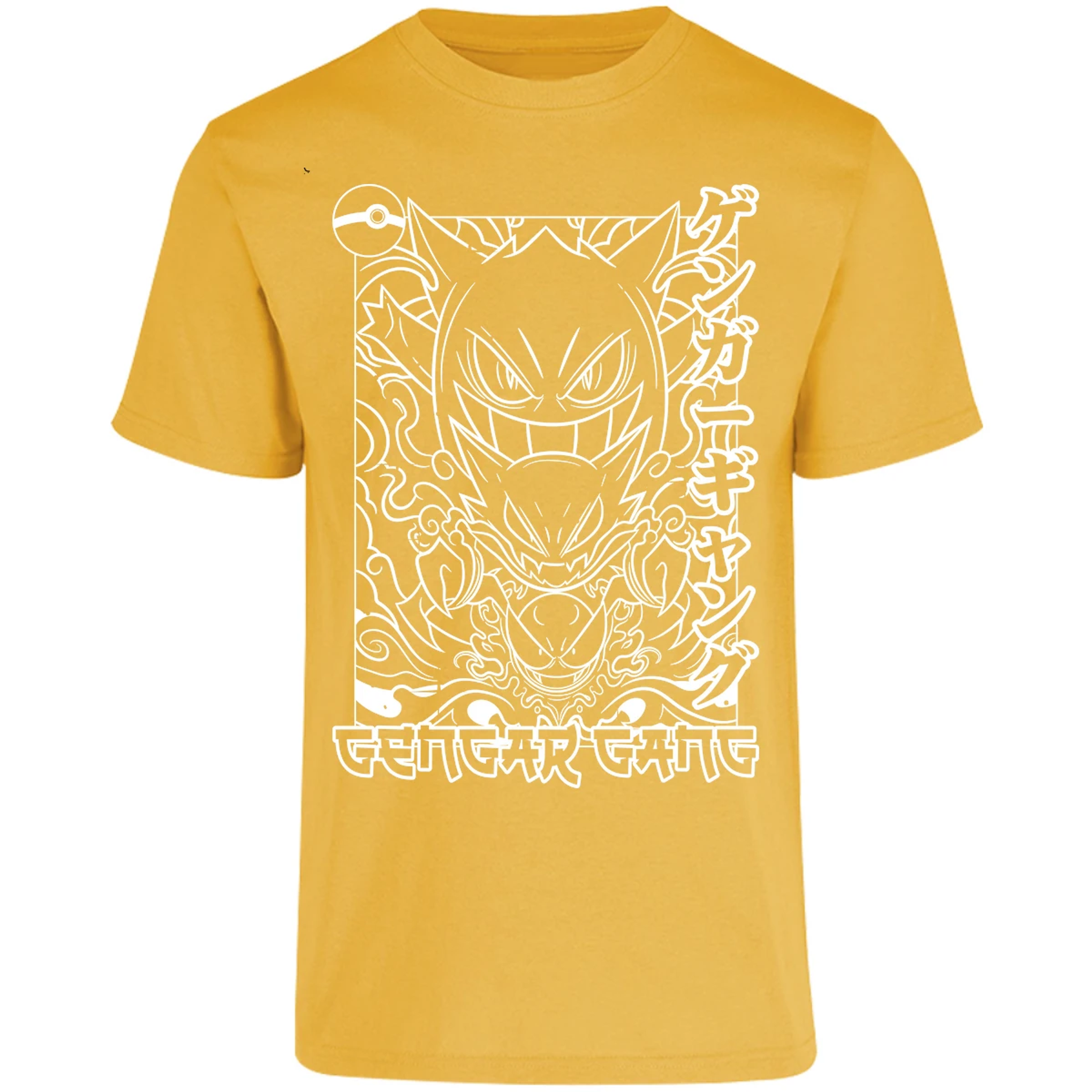 Playera Pokemon Gengar White para Adulto 14