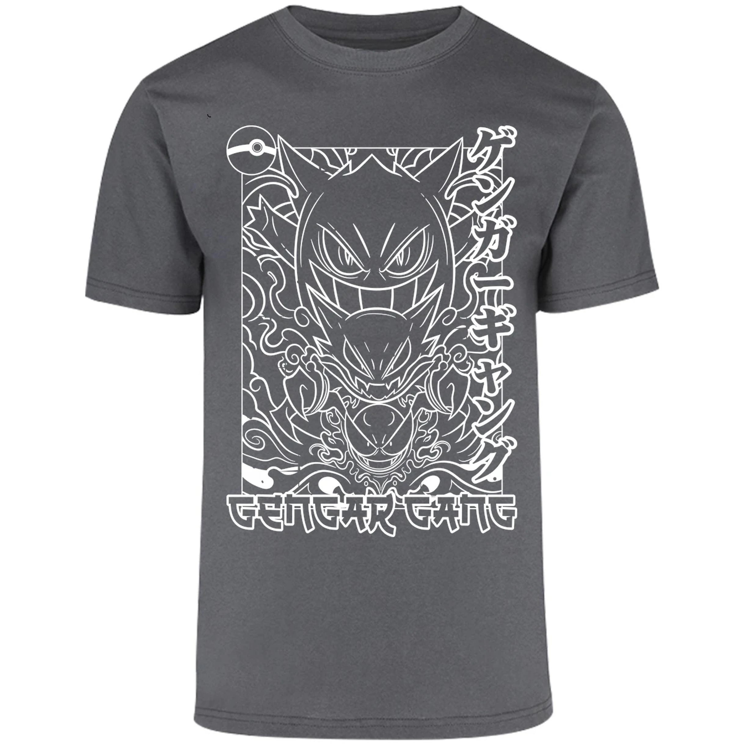 Playera Pokemon Gengar White para Adulto 15