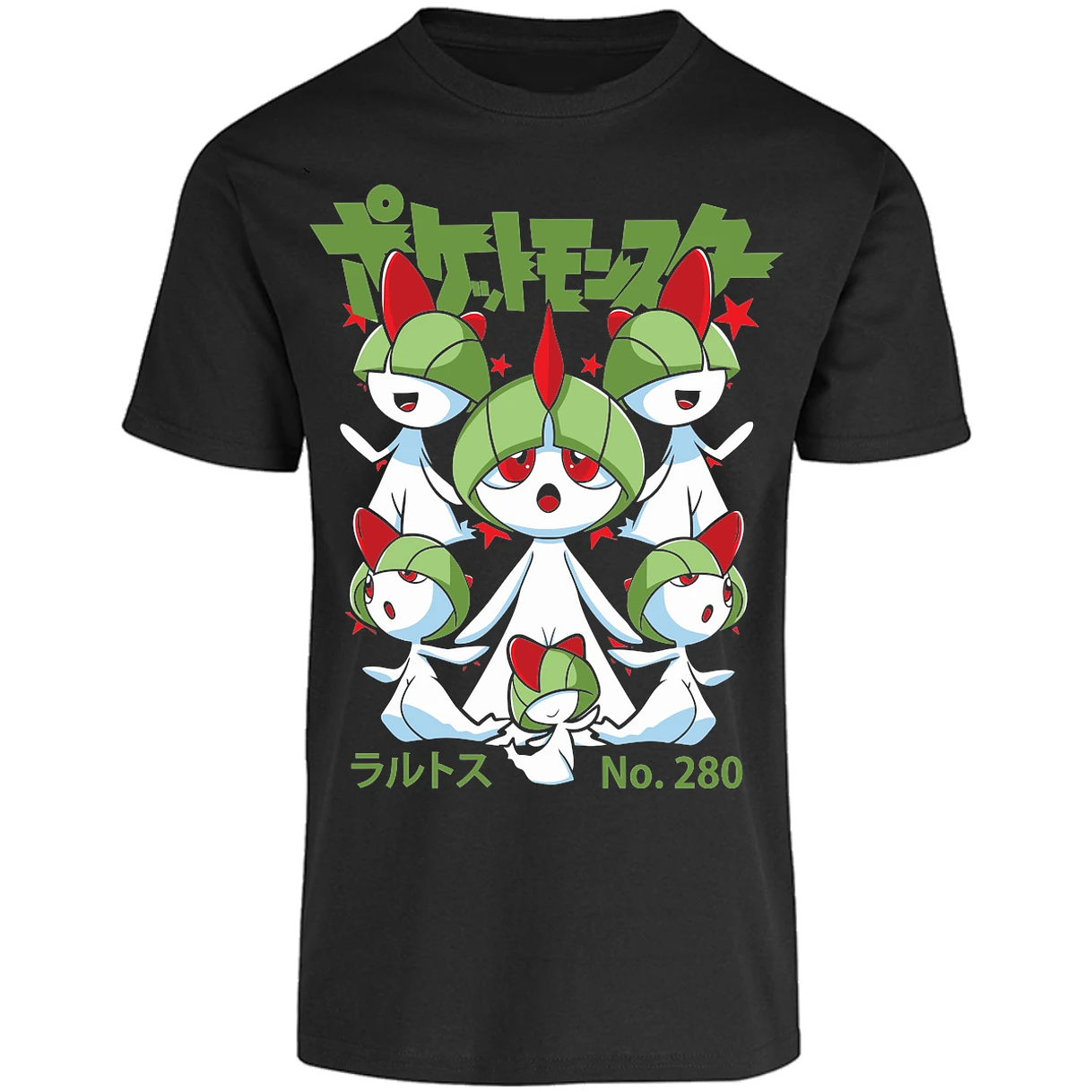 Playera Pokemon Ralts Anime para Adulto 15