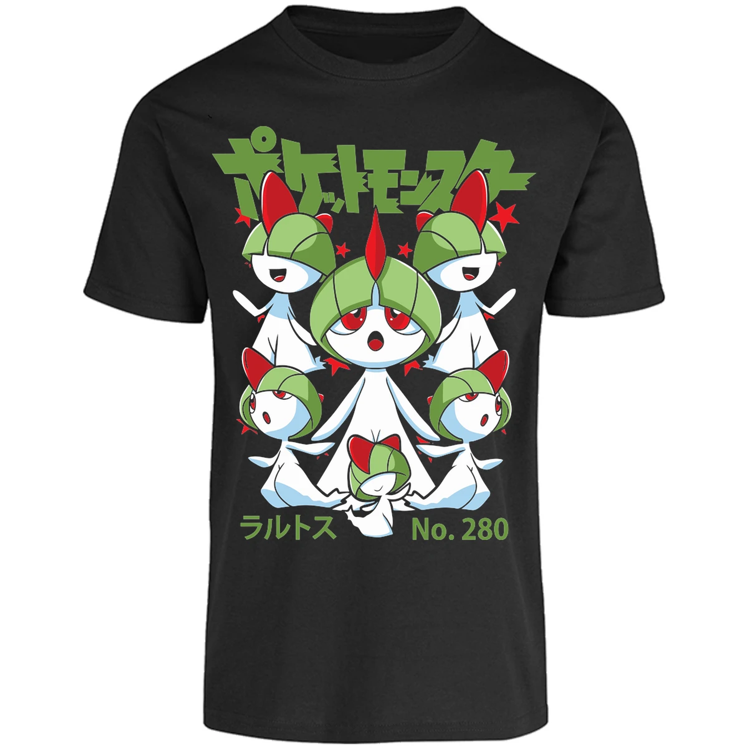 Playera Pokemon Ralts Anime para Adulto 15