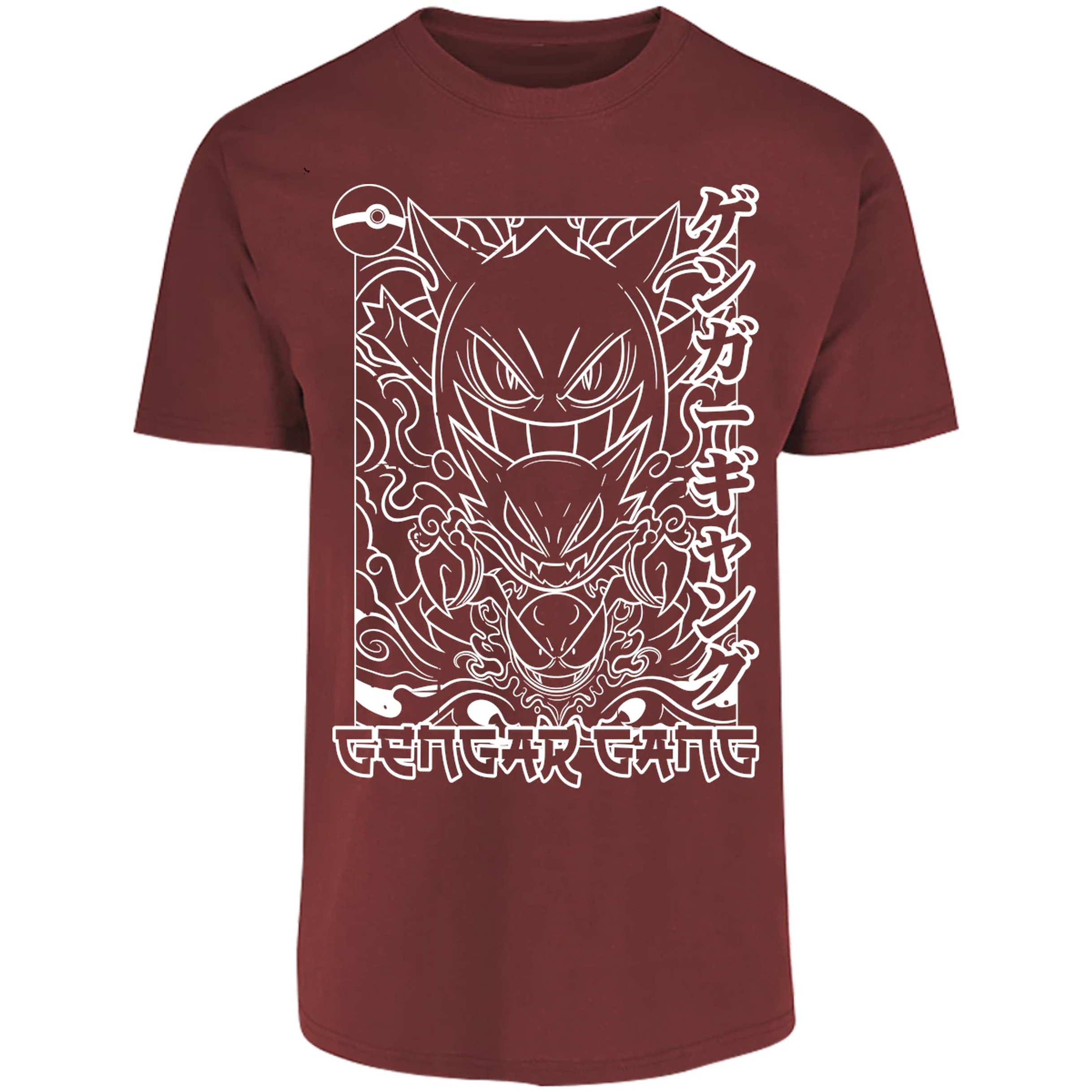 Playera Pokemon Gengar White para Adulto 16