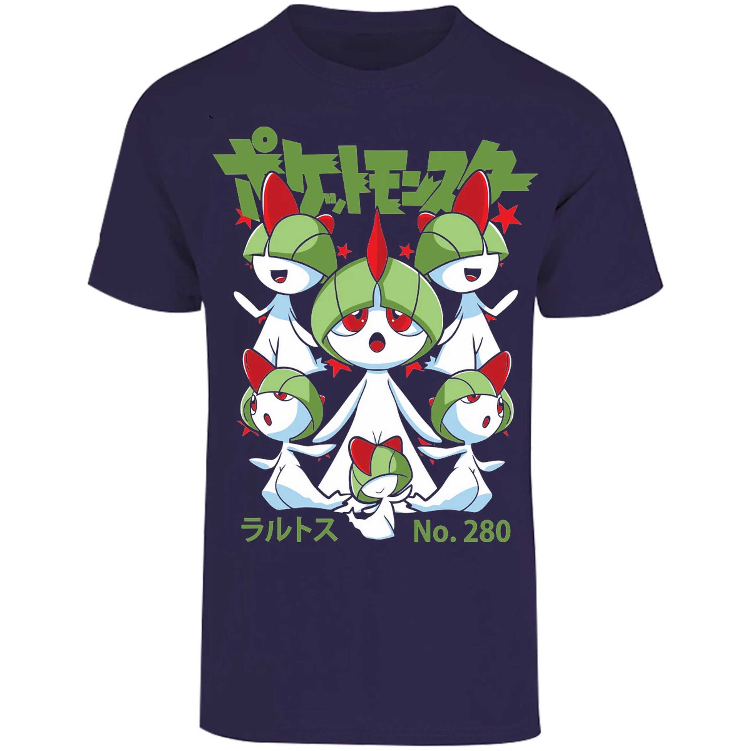 Playera Pokemon Ralts Anime para Adulto 1