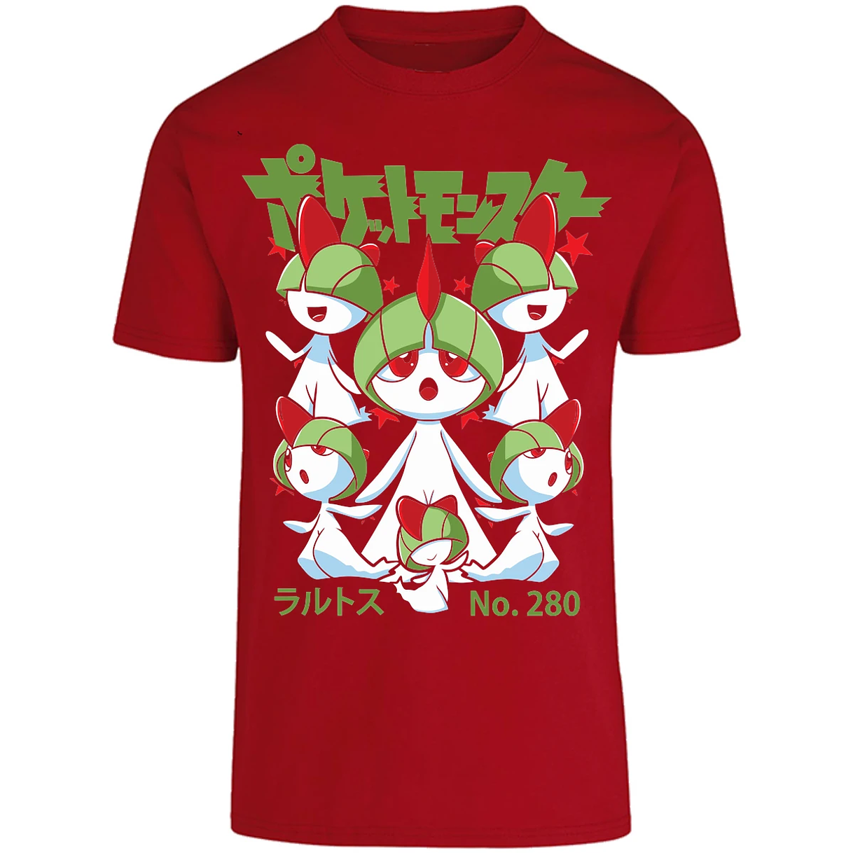 Playera Pokemon Ralts Anime para Adulto 2