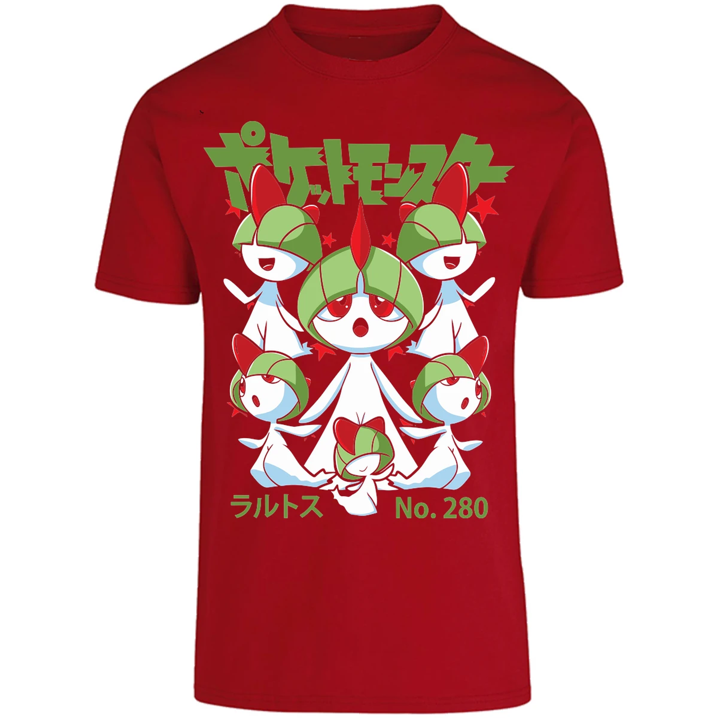 Playera Pokemon Ralts Anime para Adulto 2