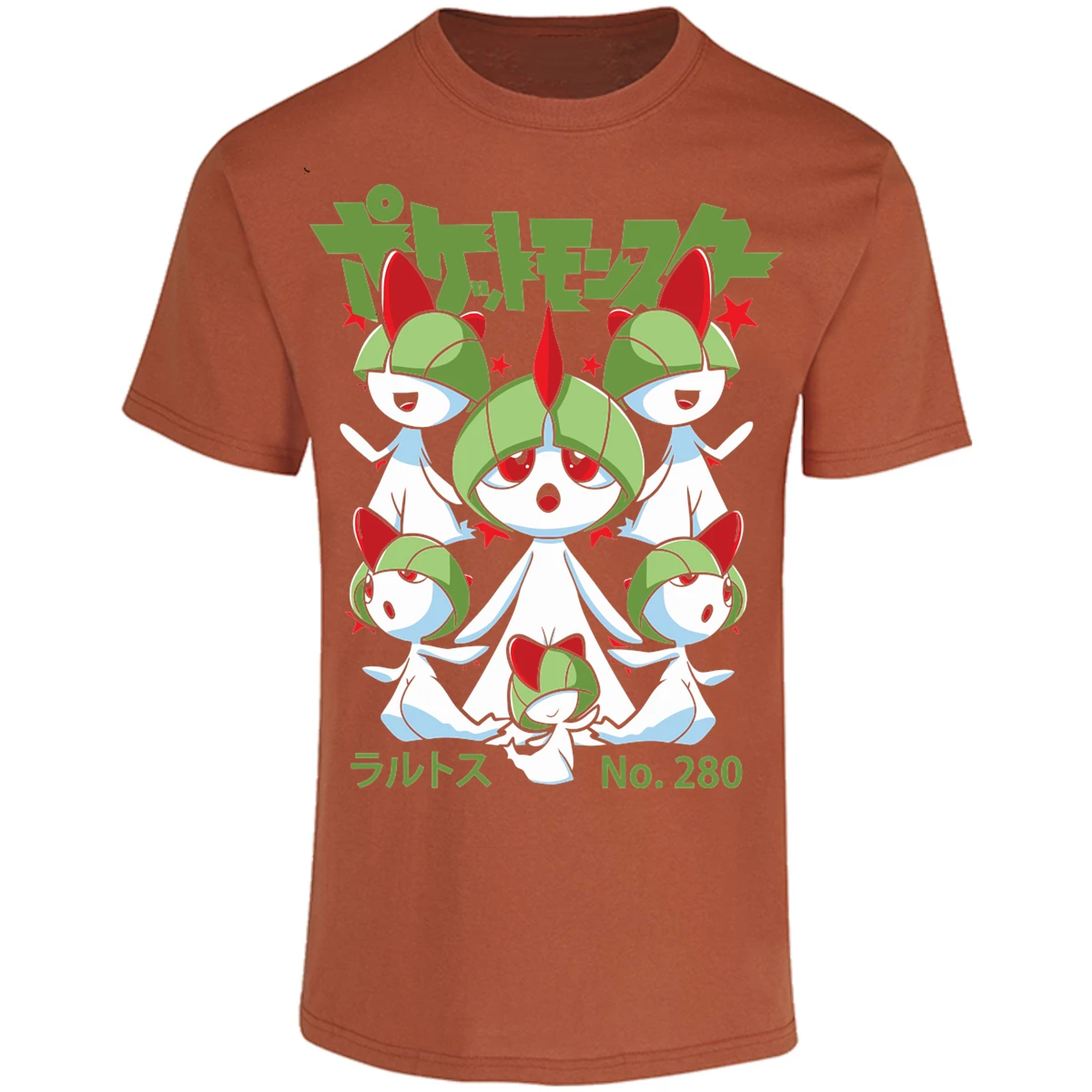 Playera Pokemon Ralts Anime para Adulto 3