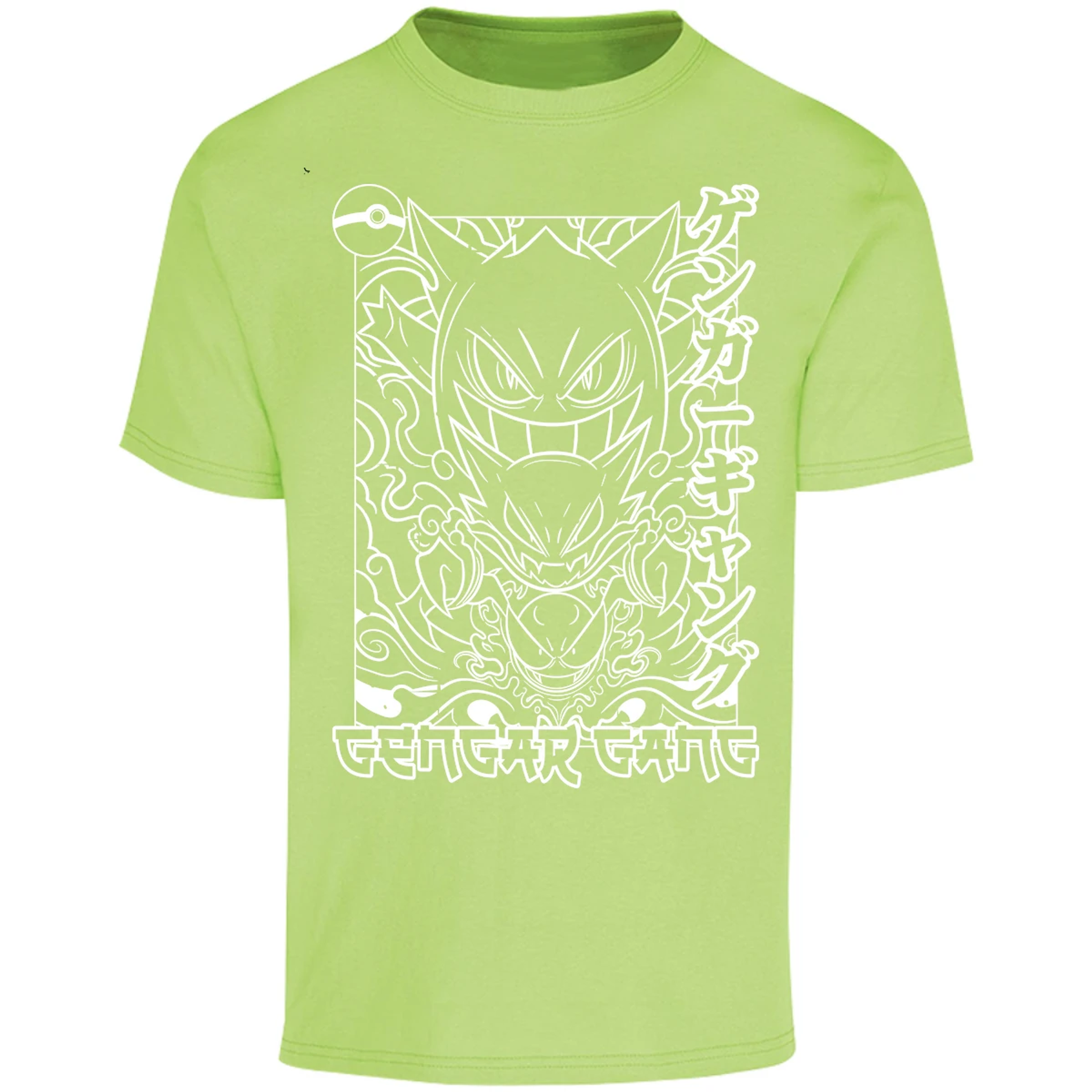 Playera Pokemon Gengar White para Adulto 27