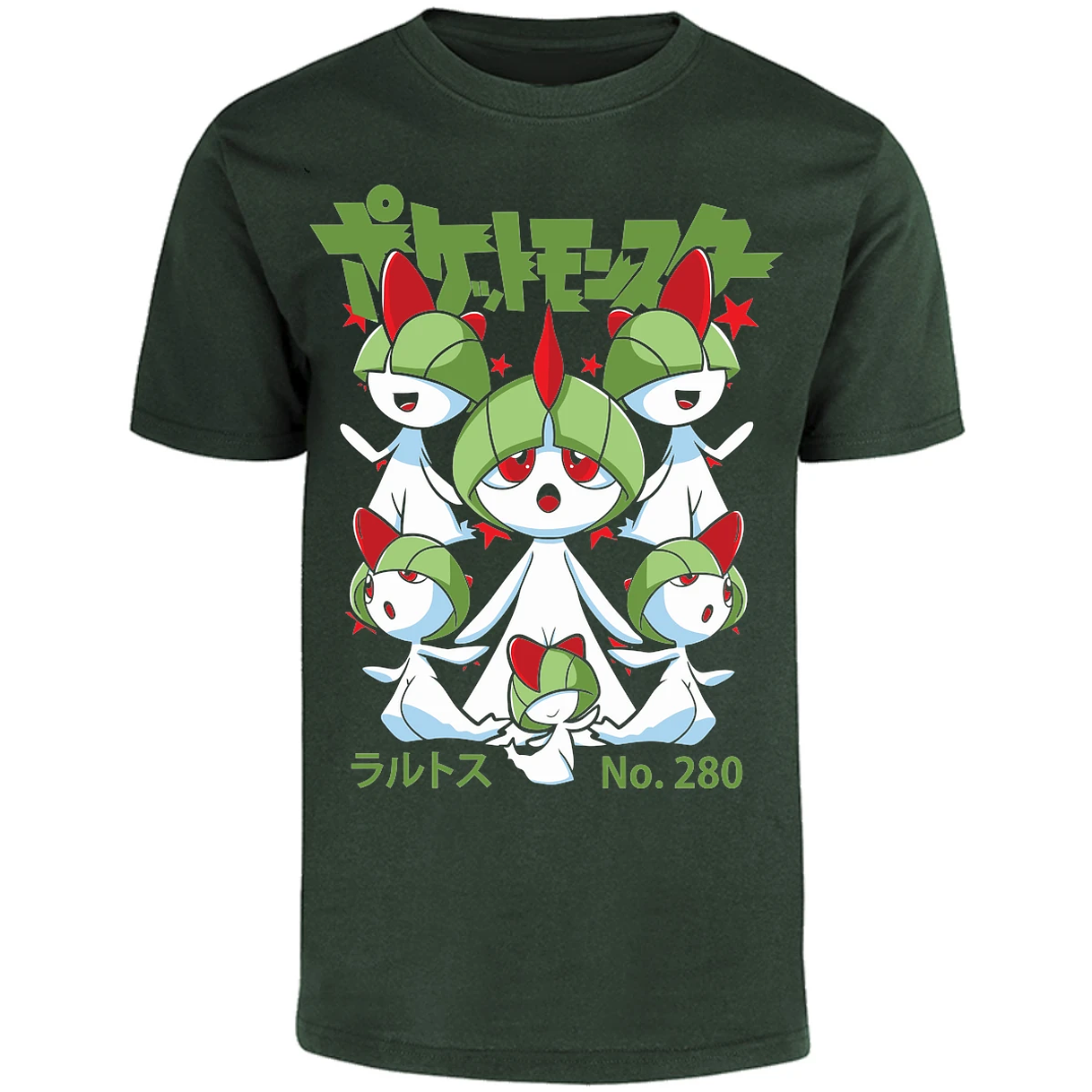 Playera Pokemon Ralts Anime para Adulto 5