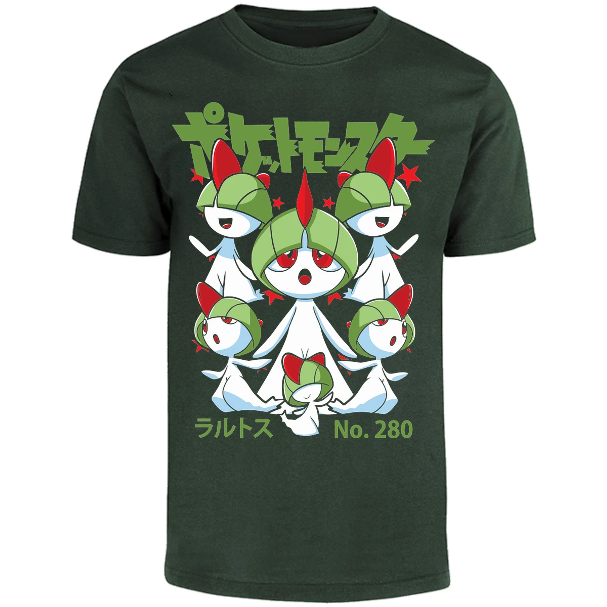 Playera Pokemon Ralts Anime para Adulto 5