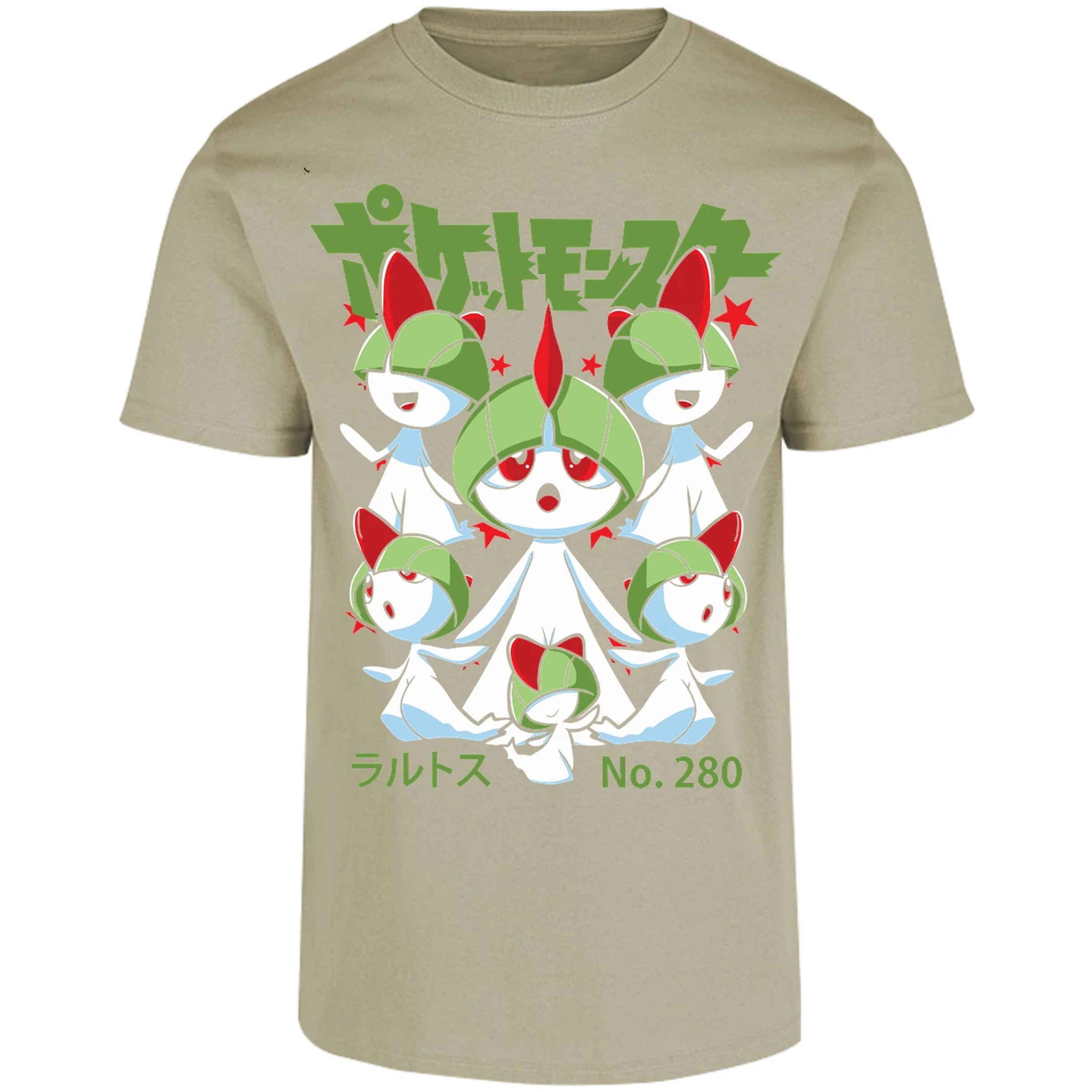 Playera Pokemon Ralts Anime para Adulto 6