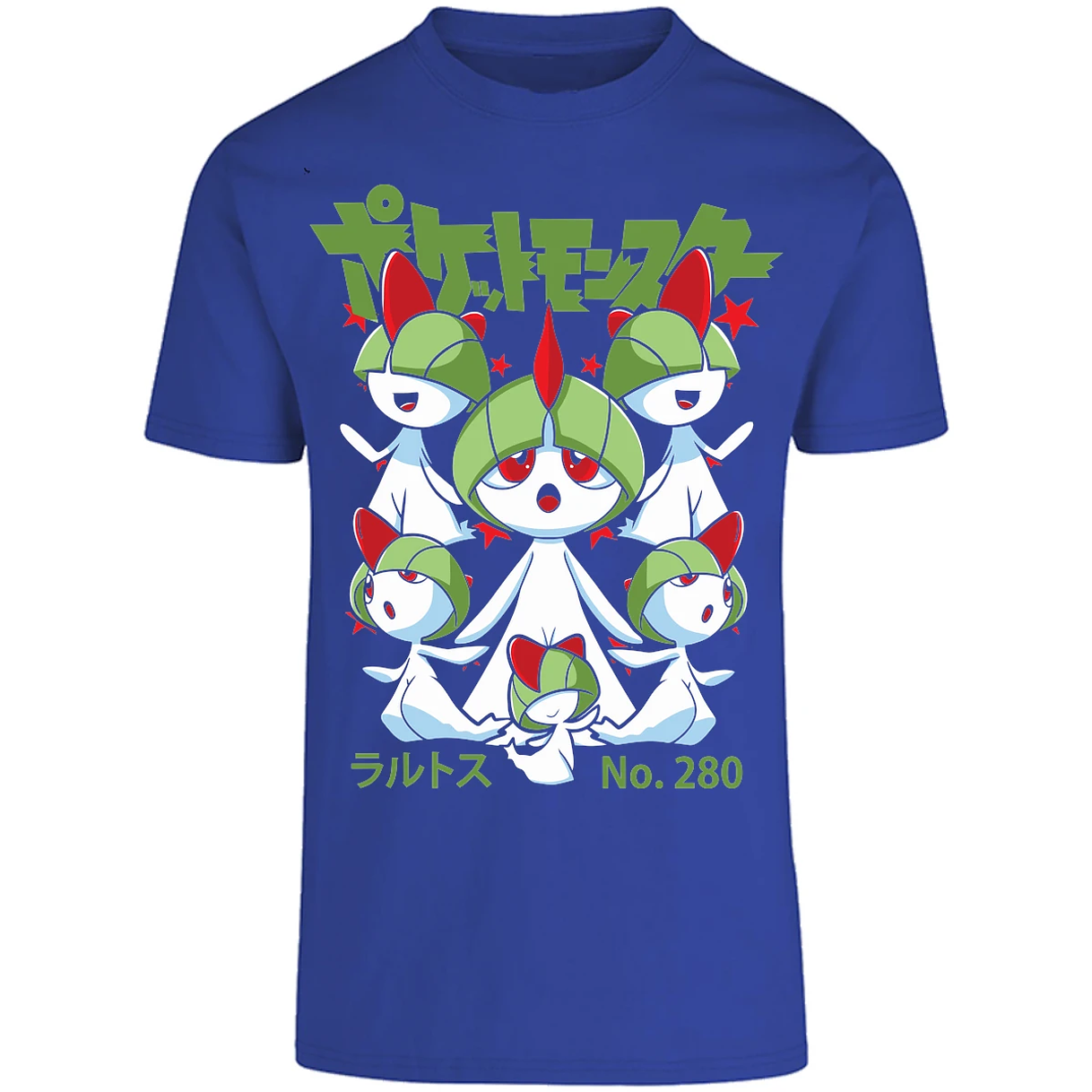 Playera Pokemon Ralts Anime para Adulto 7