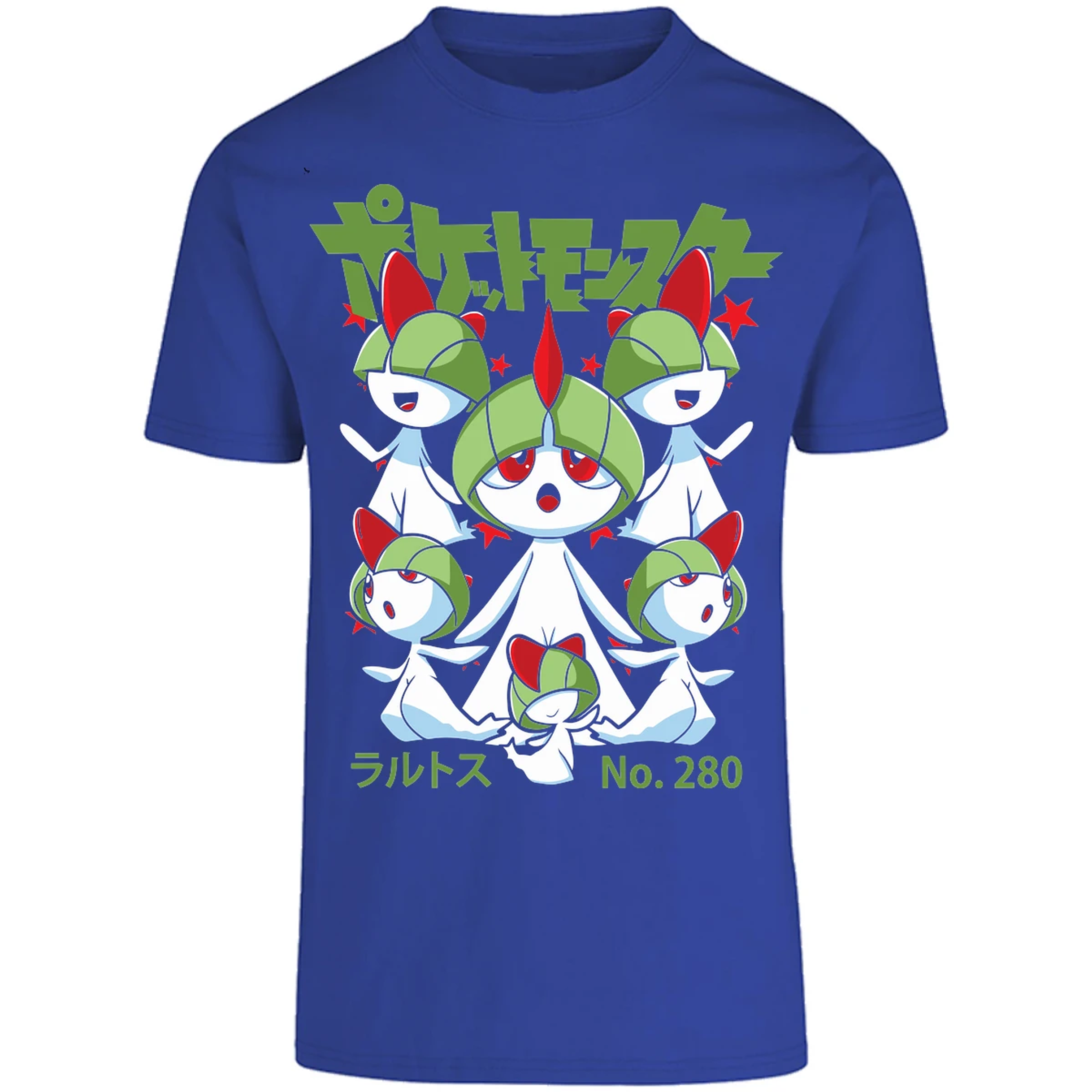 Playera Pokemon Ralts Anime para Adulto 7