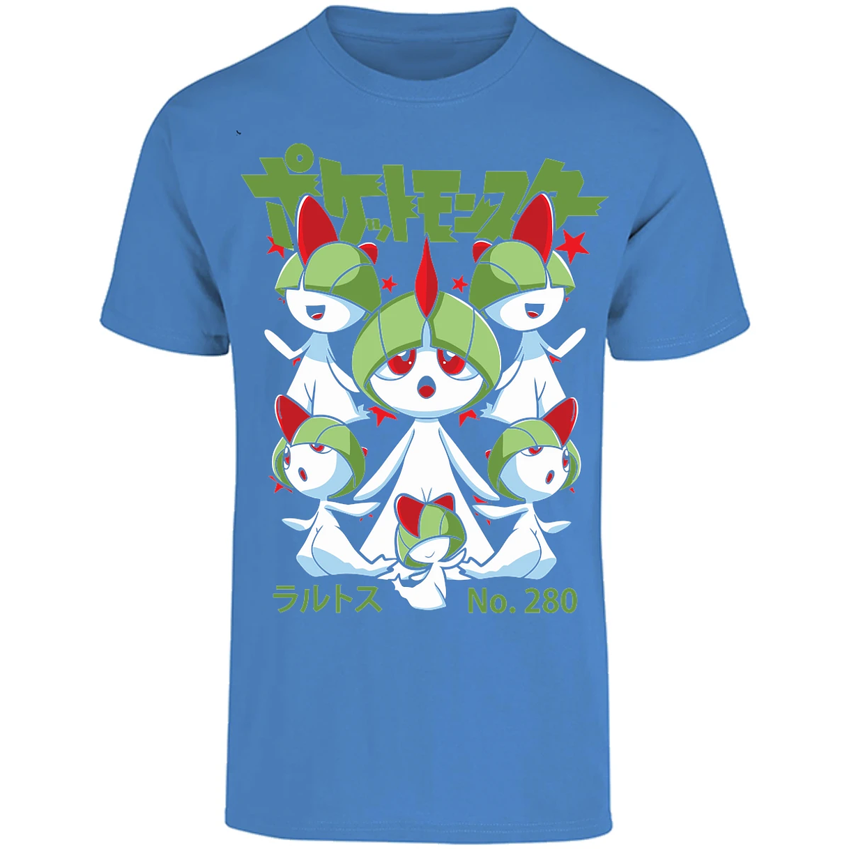 Playera Pokemon Ralts Anime para Adulto 8