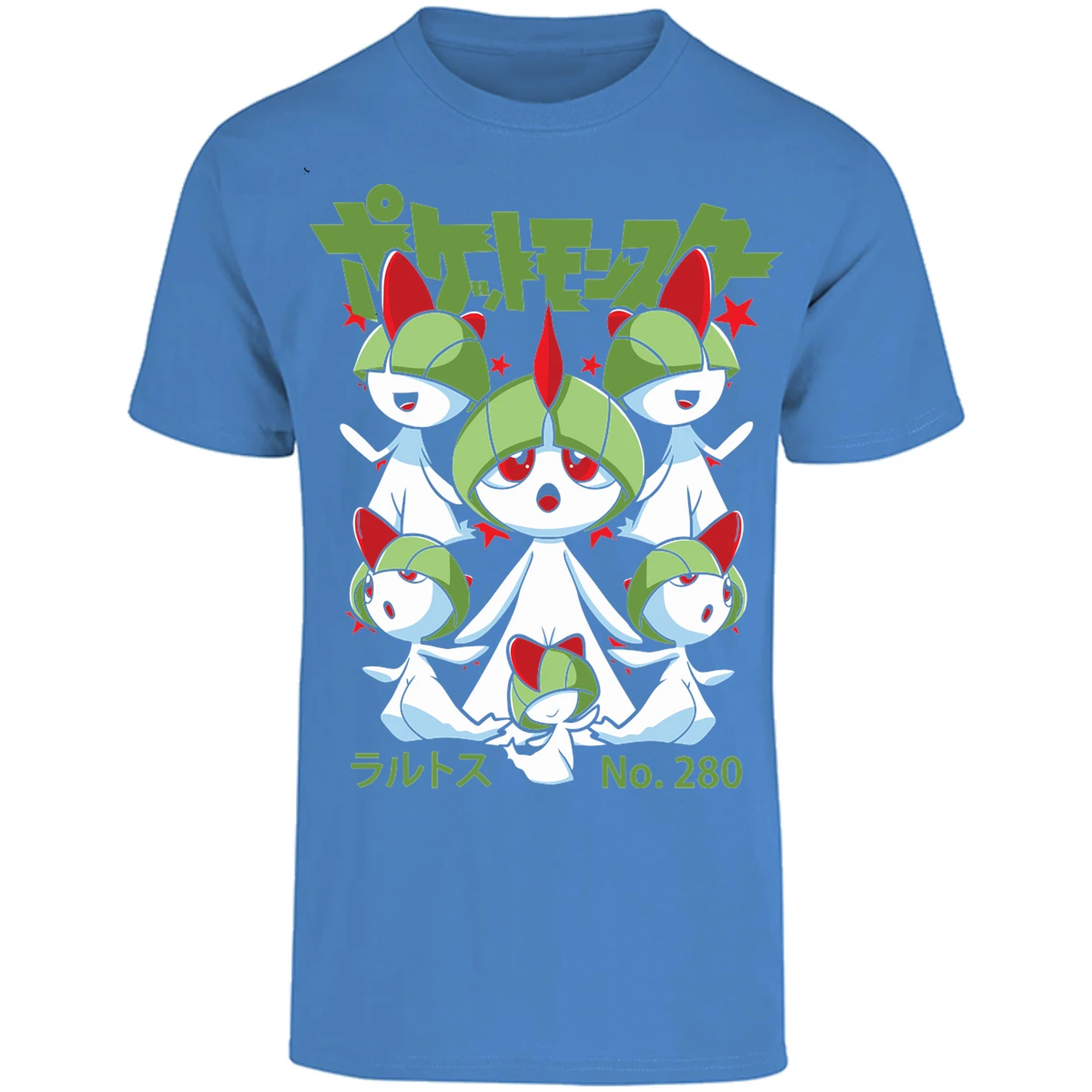 Playera Pokemon Ralts Anime para Adulto 8