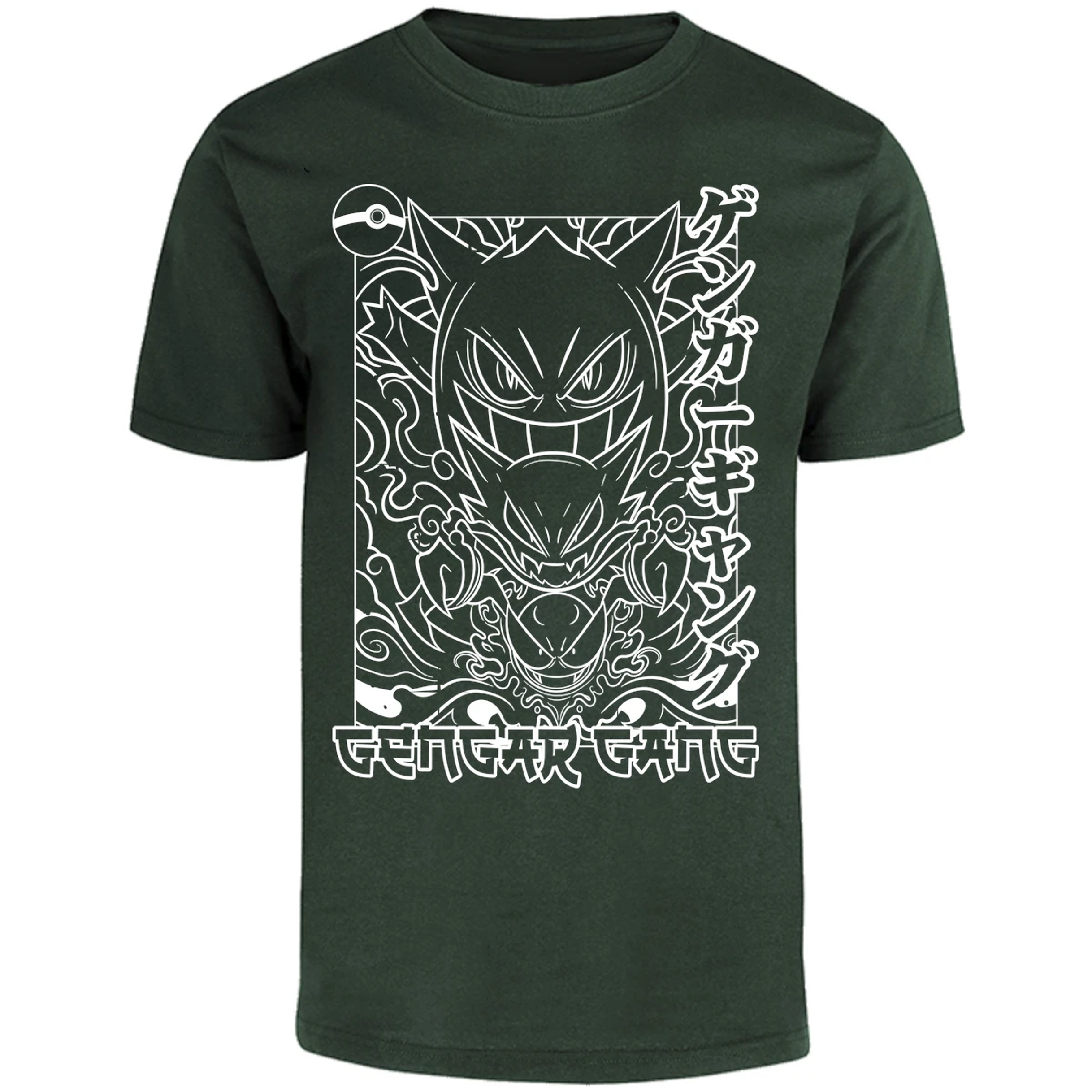 Playera Pokemon Gengar White para Adulto 30