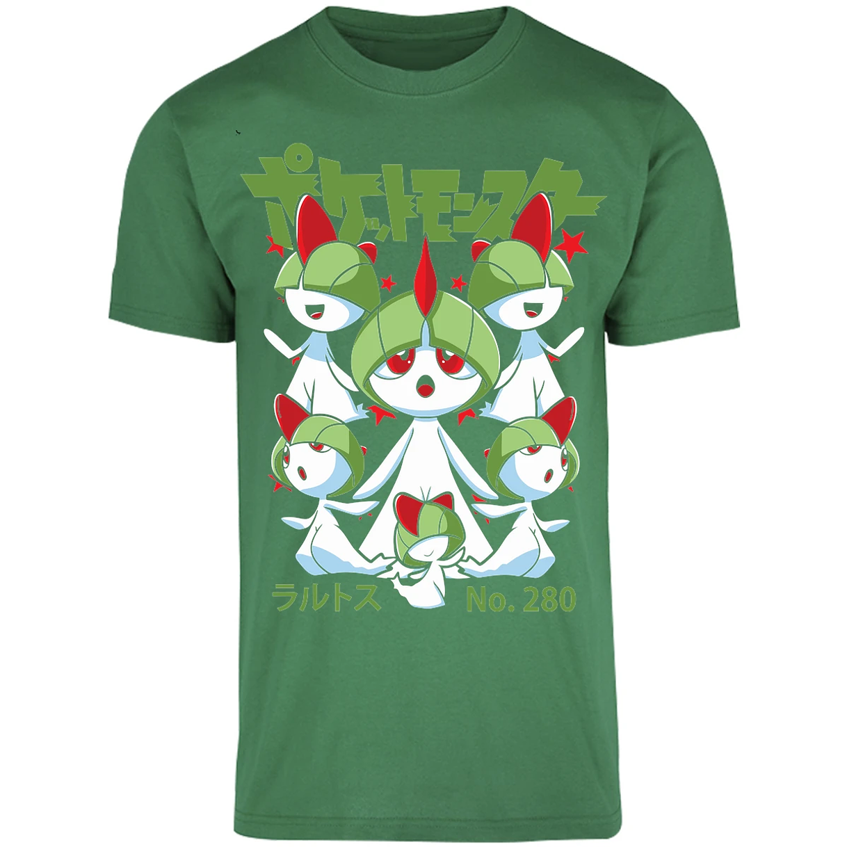 Playera Pokemon Ralts Anime para Adulto 9