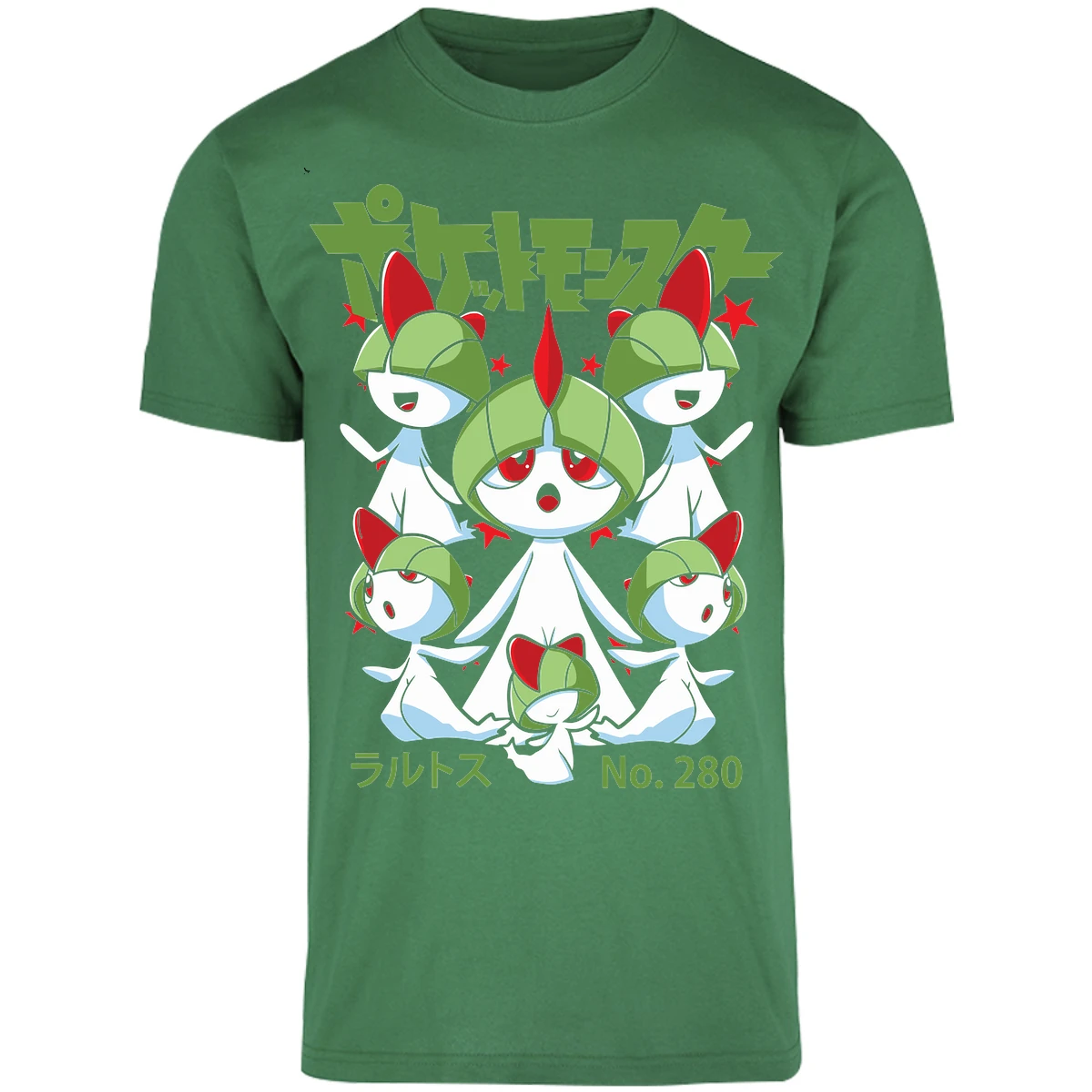 Playera Pokemon Ralts Anime para Adulto 9