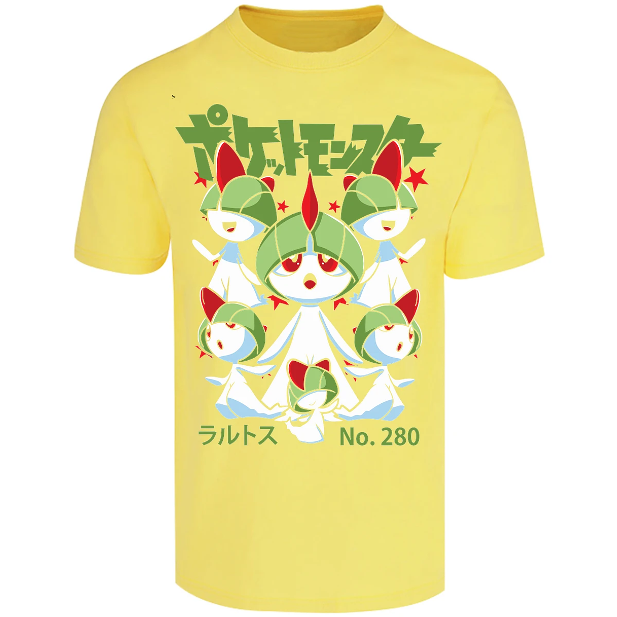 Playera Pokemon Ralts Anime para Adulto 11