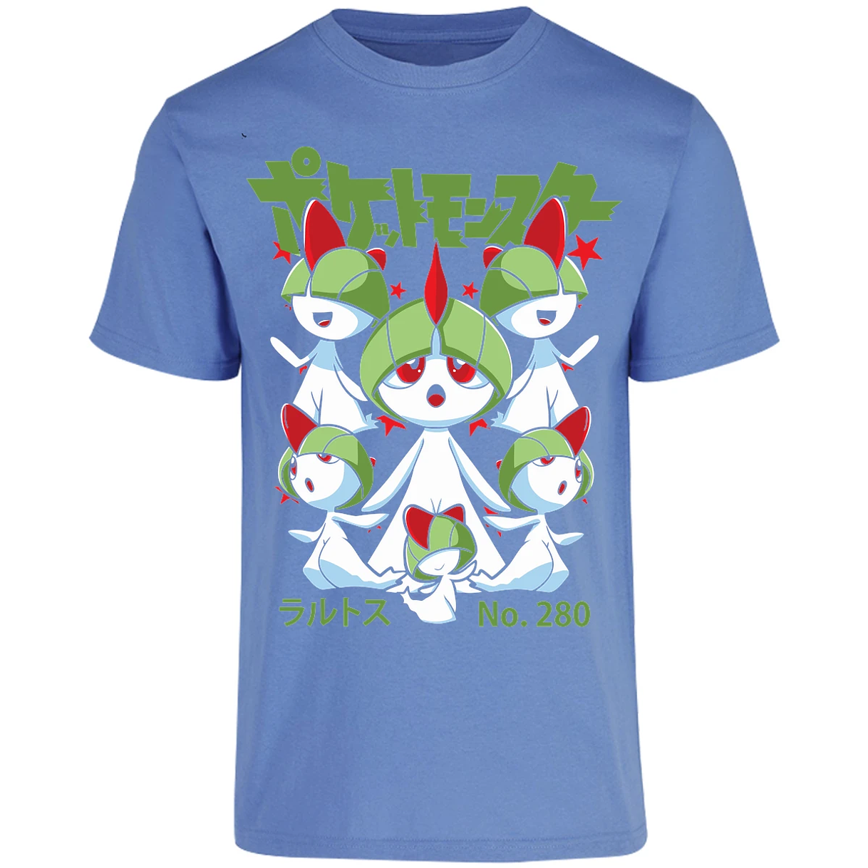 Playera Pokemon Ralts Anime para Adulto 12