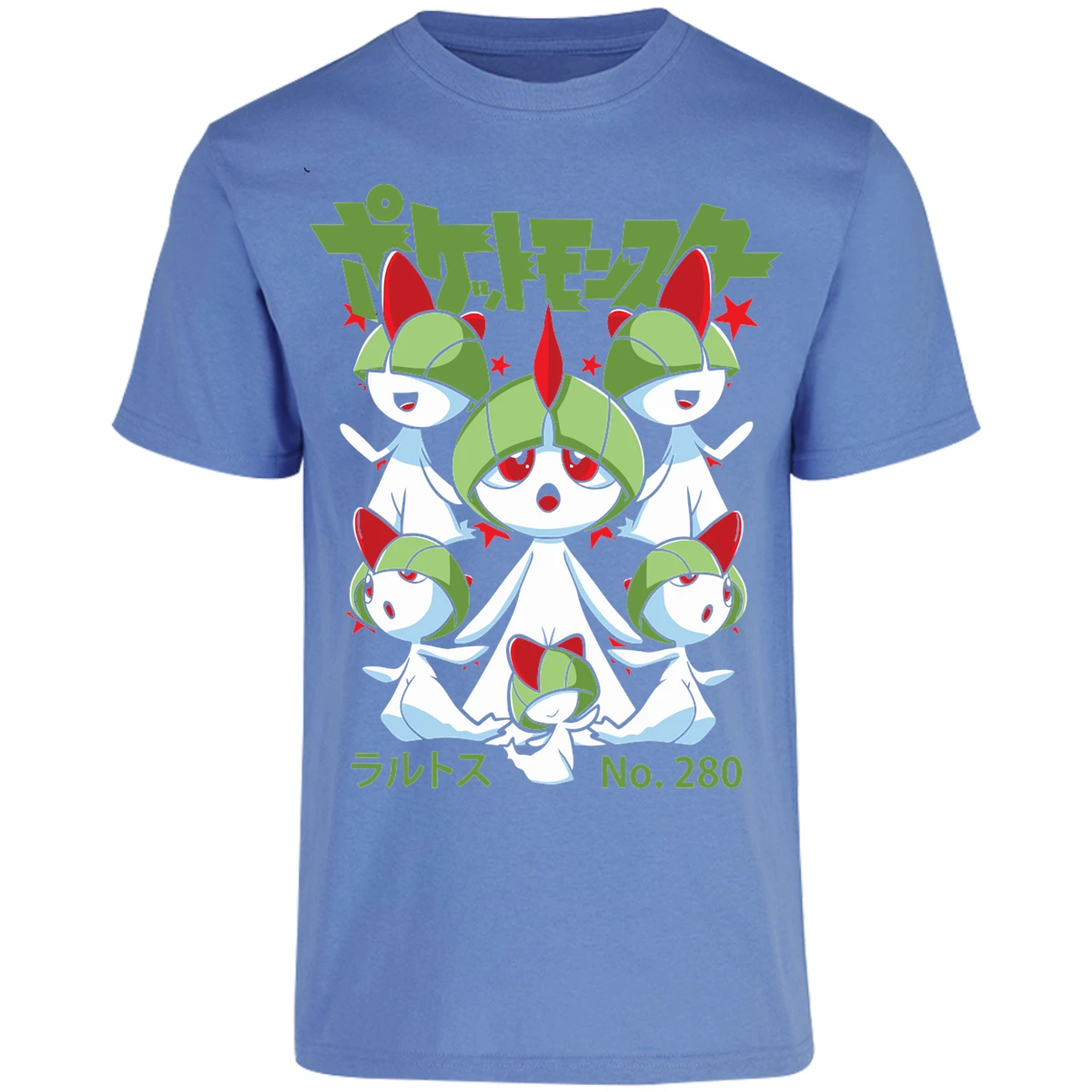 Playera Pokemon Ralts Anime para Adulto 12