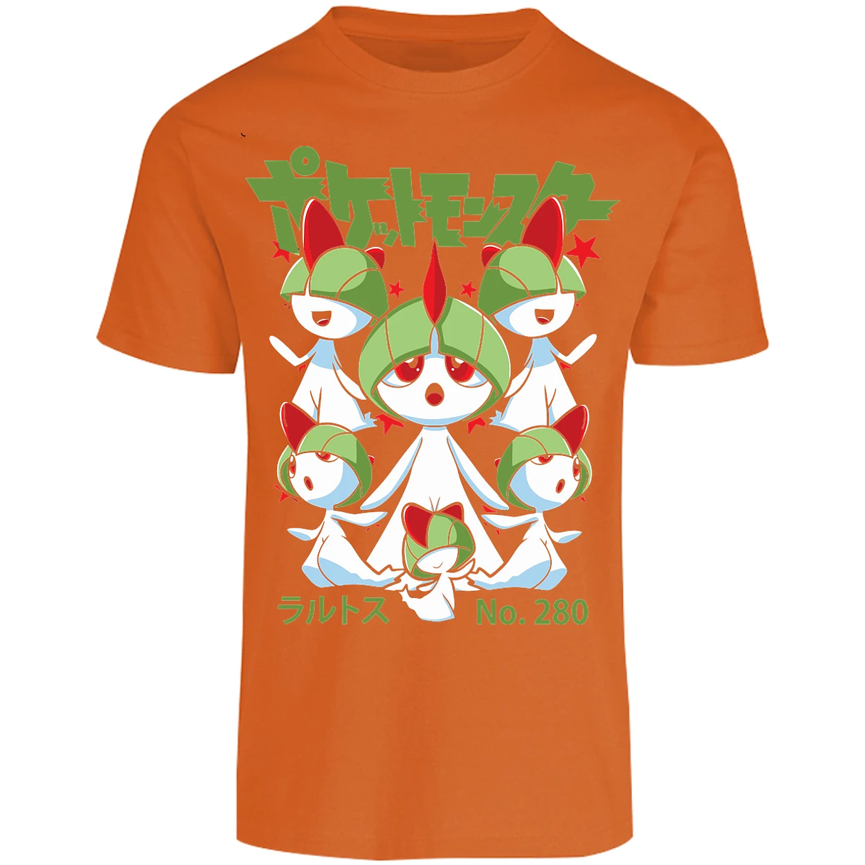 Playera Pokemon Ralts Anime para Adulto 14
