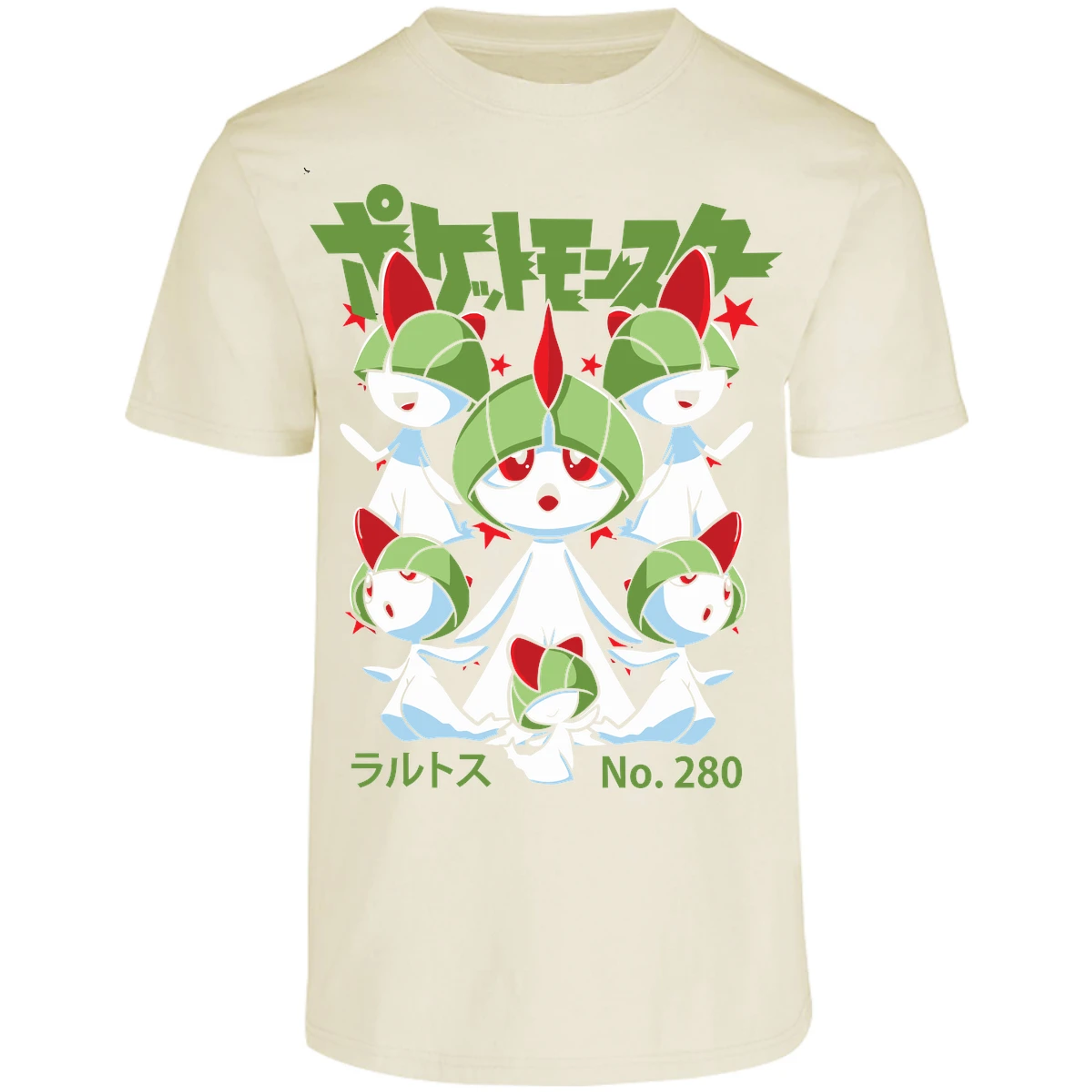 Playera Pokemon Ralts Anime para Adulto 16