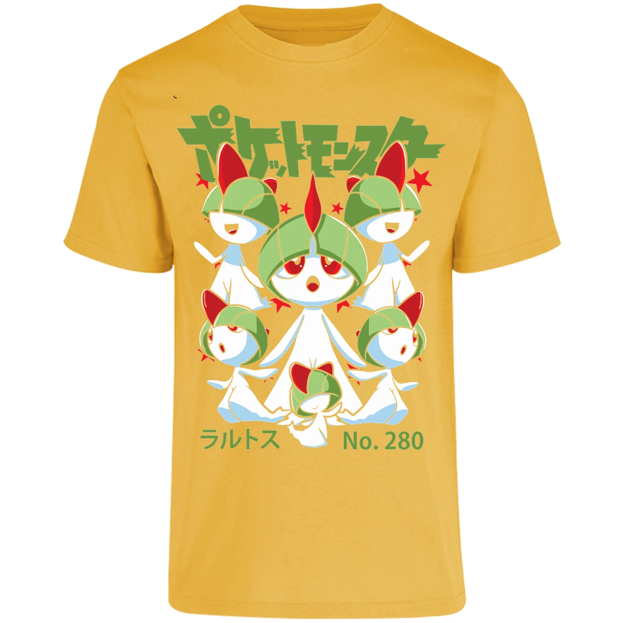 Playera Pokemon Ralts Anime para Adulto 18