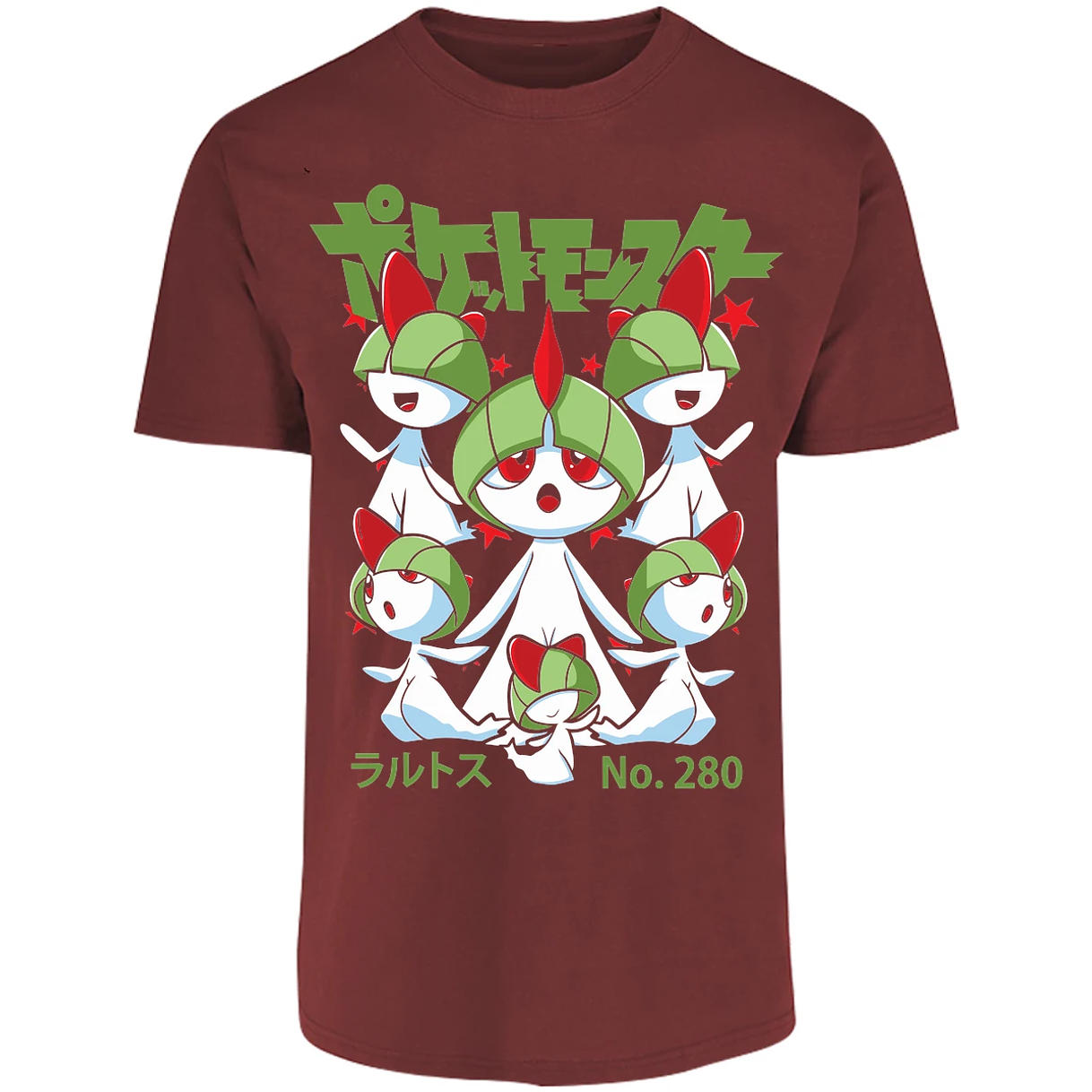 Playera Pokemon Ralts Anime para Adulto 20