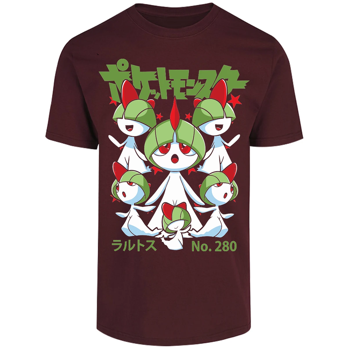 Playera Pokemon Ralts Anime para Adulto 21