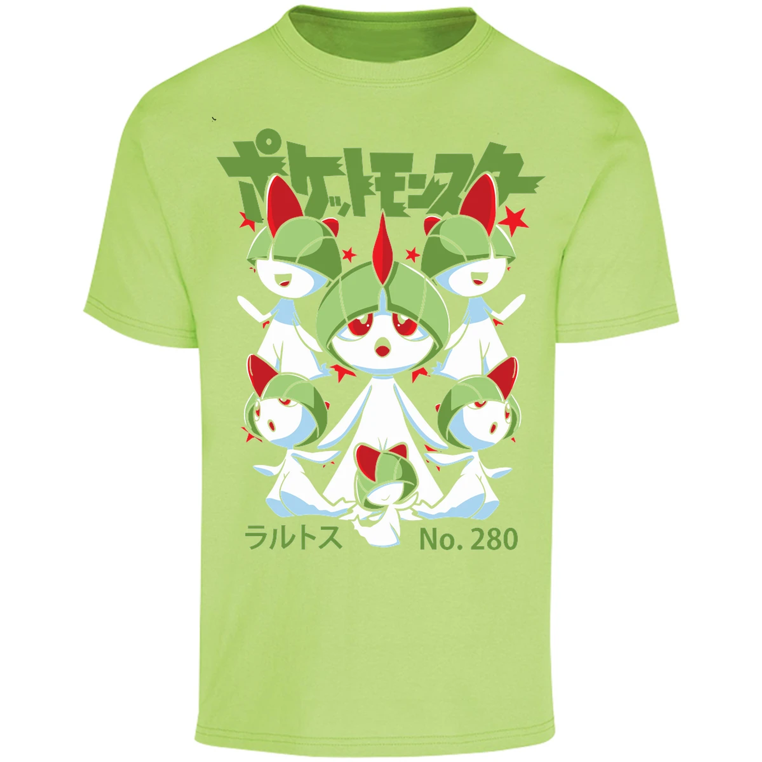 Playera Pokemon Ralts Anime para Adulto 23