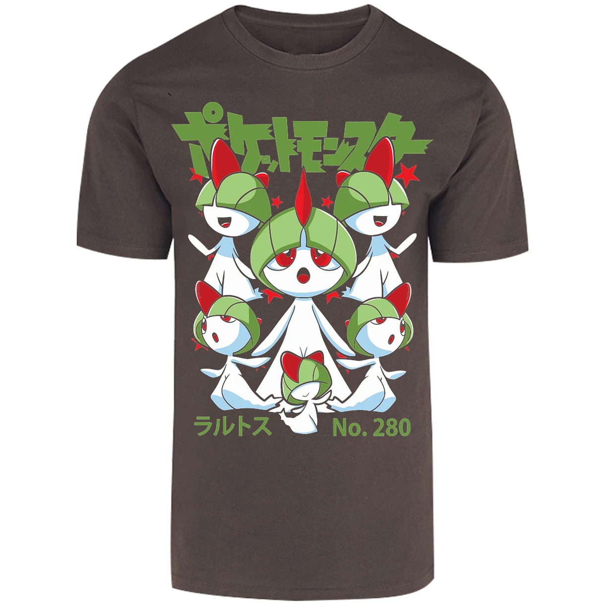 Playera Pokemon Ralts Anime para Adulto 24