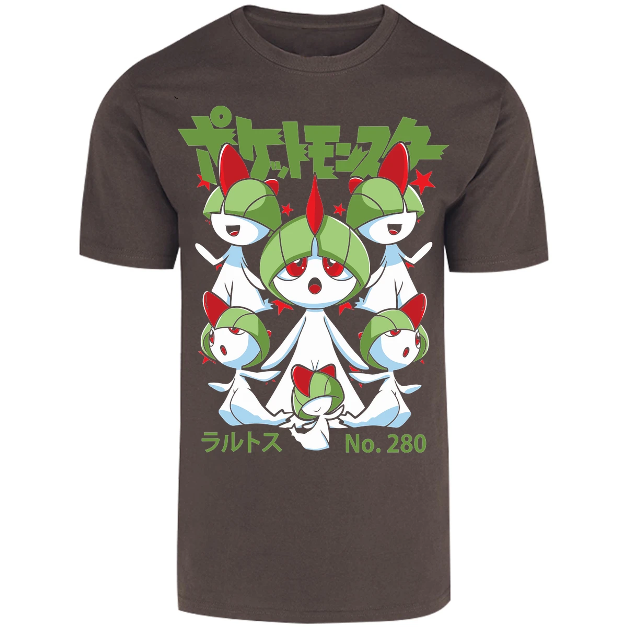 Playera Pokemon Ralts Anime para Adulto 24