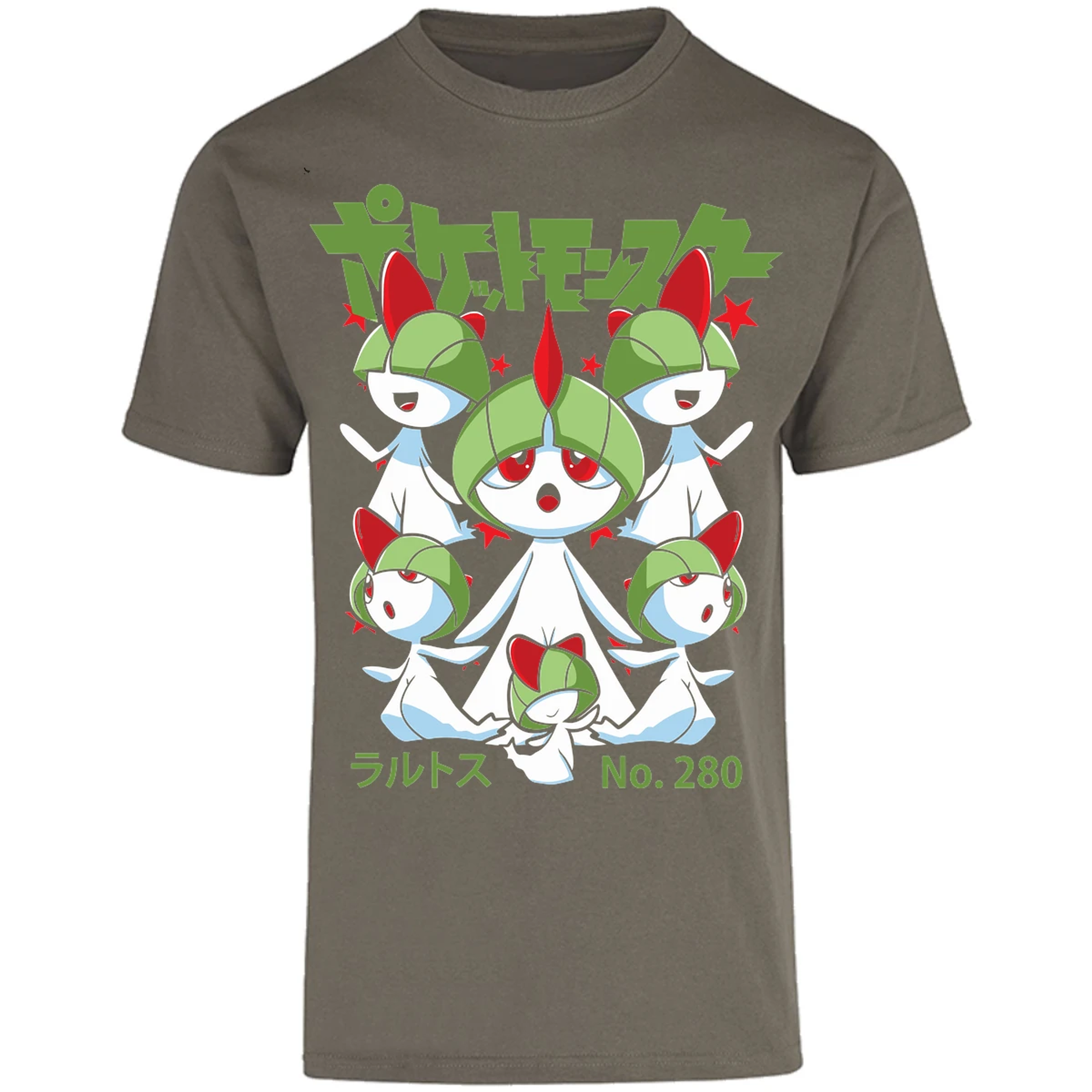 Playera Pokemon Ralts Anime para Adulto 26