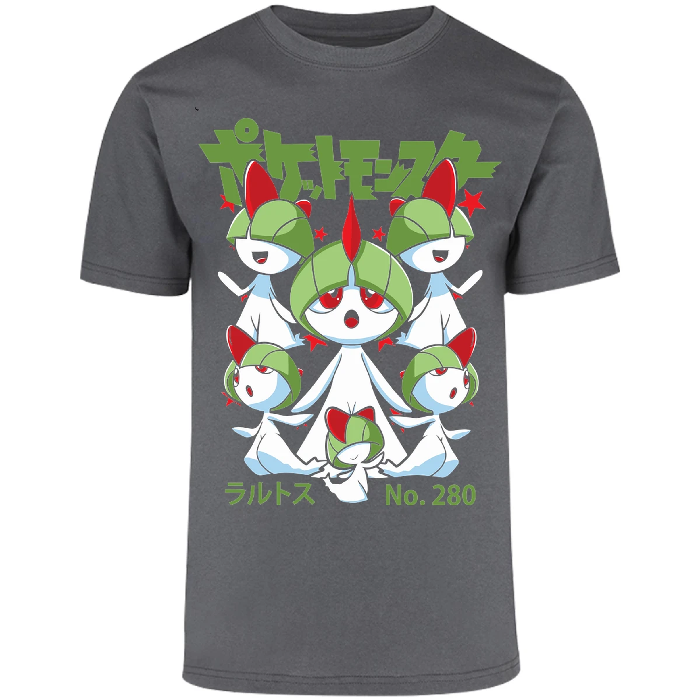 Playera Pokemon Ralts Anime para Adulto 27