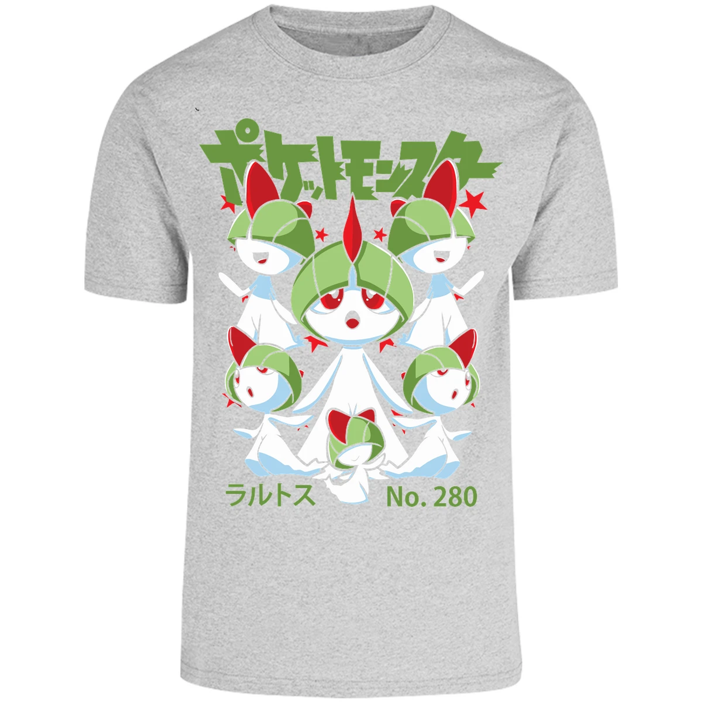Playera Pokemon Ralts Anime para Adulto 28