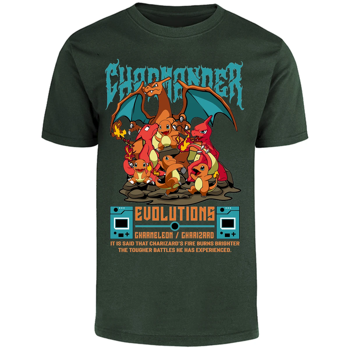 Playera Pokemon Charizard para Adulto 17