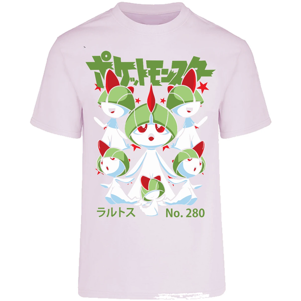 Playera Pokemon Ralts Anime para Adulto 30