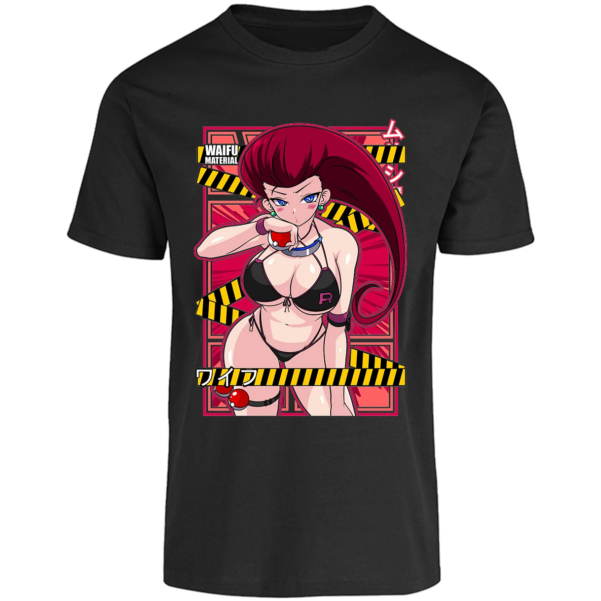 Playera Pokemon Jessie Waifu para Adulto 15
