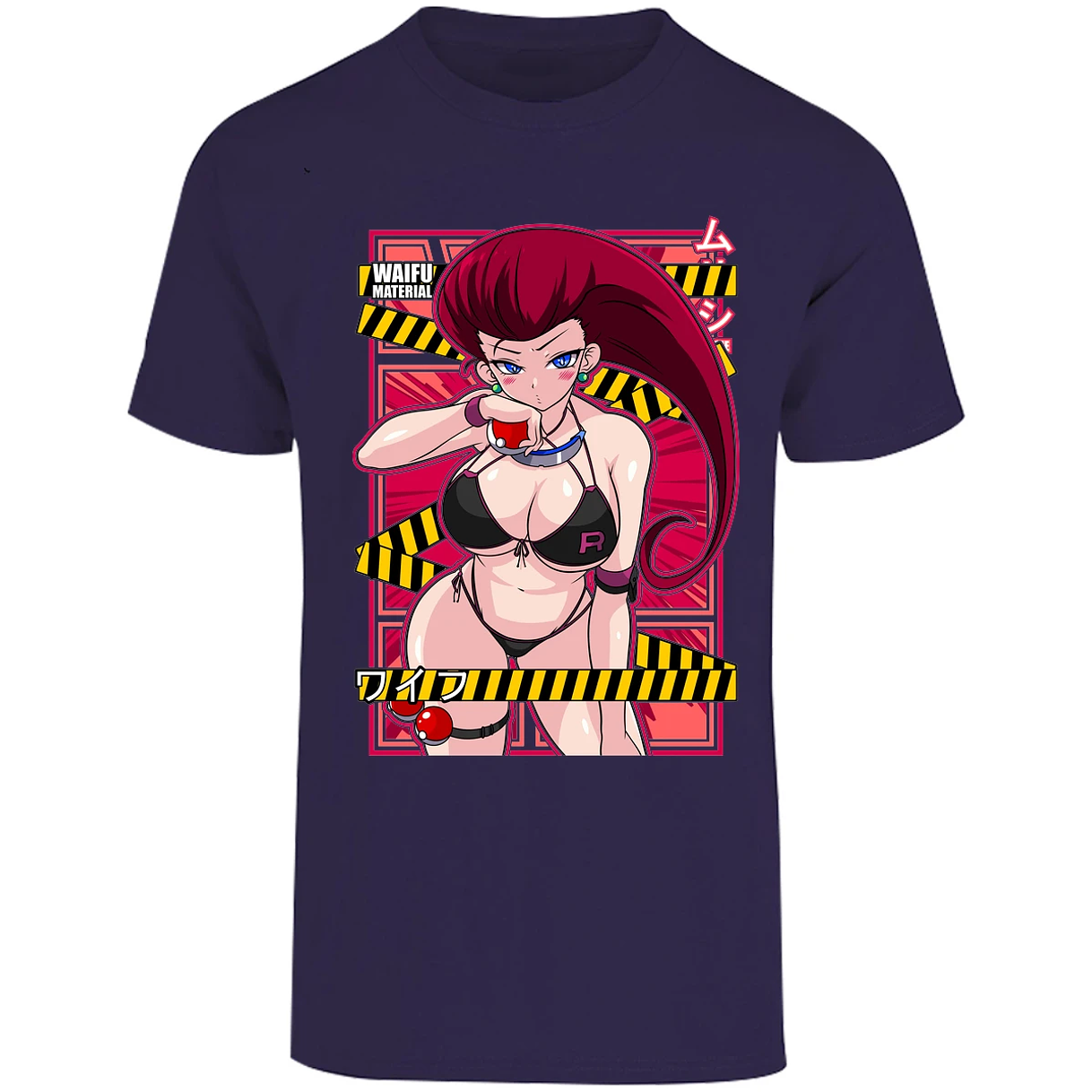 Playera Pokemon Jessie Waifu para Adulto 1