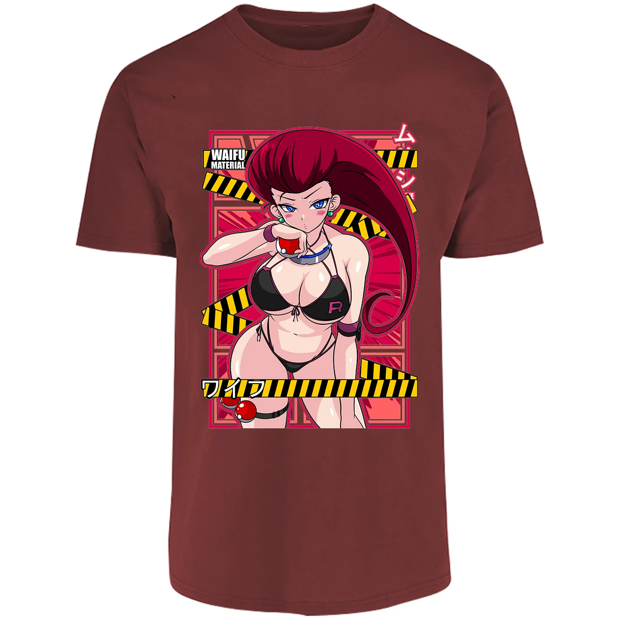 Playera Pokemon Jessie Waifu para Adulto 2
