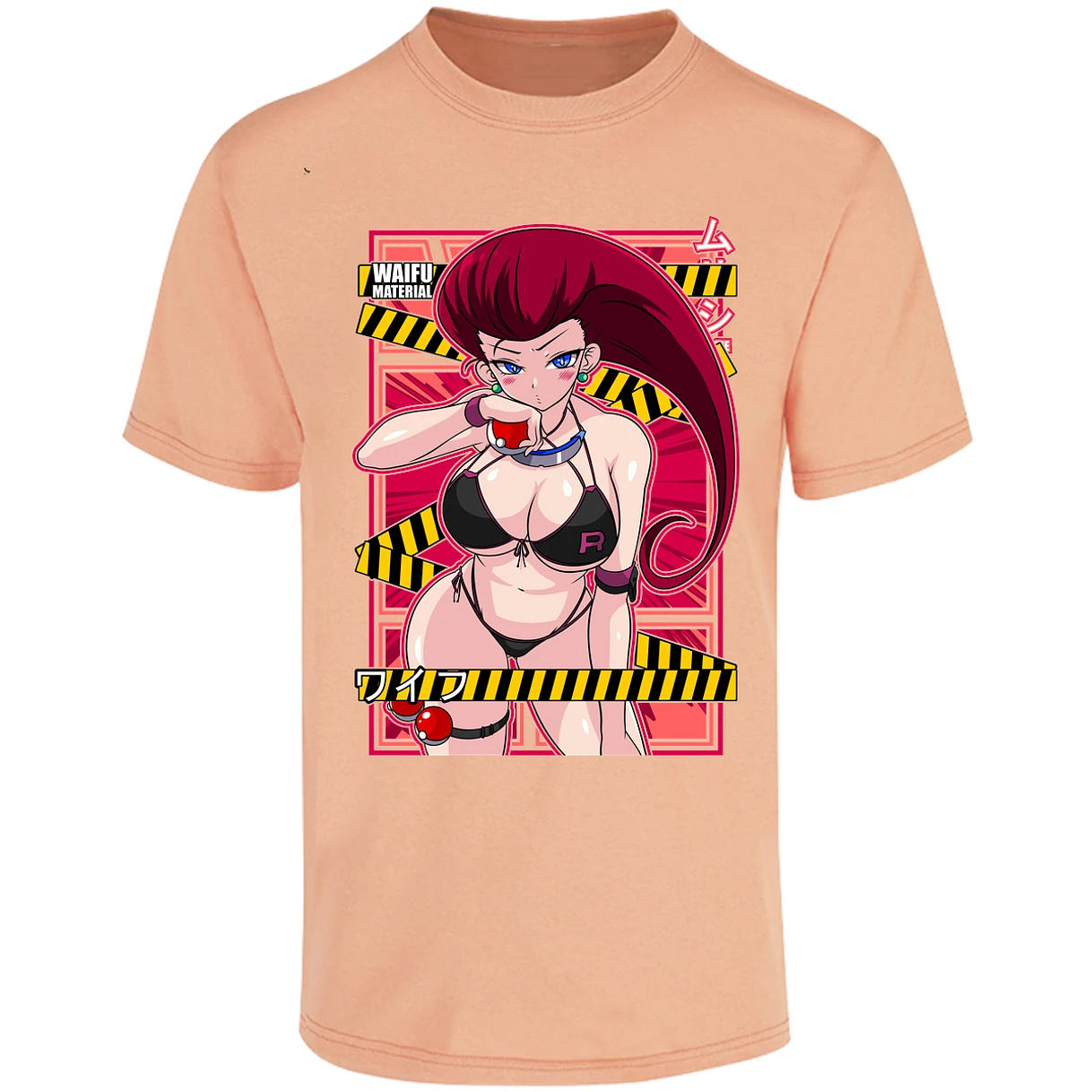 Playera Pokemon Jessie Waifu para Adulto 4