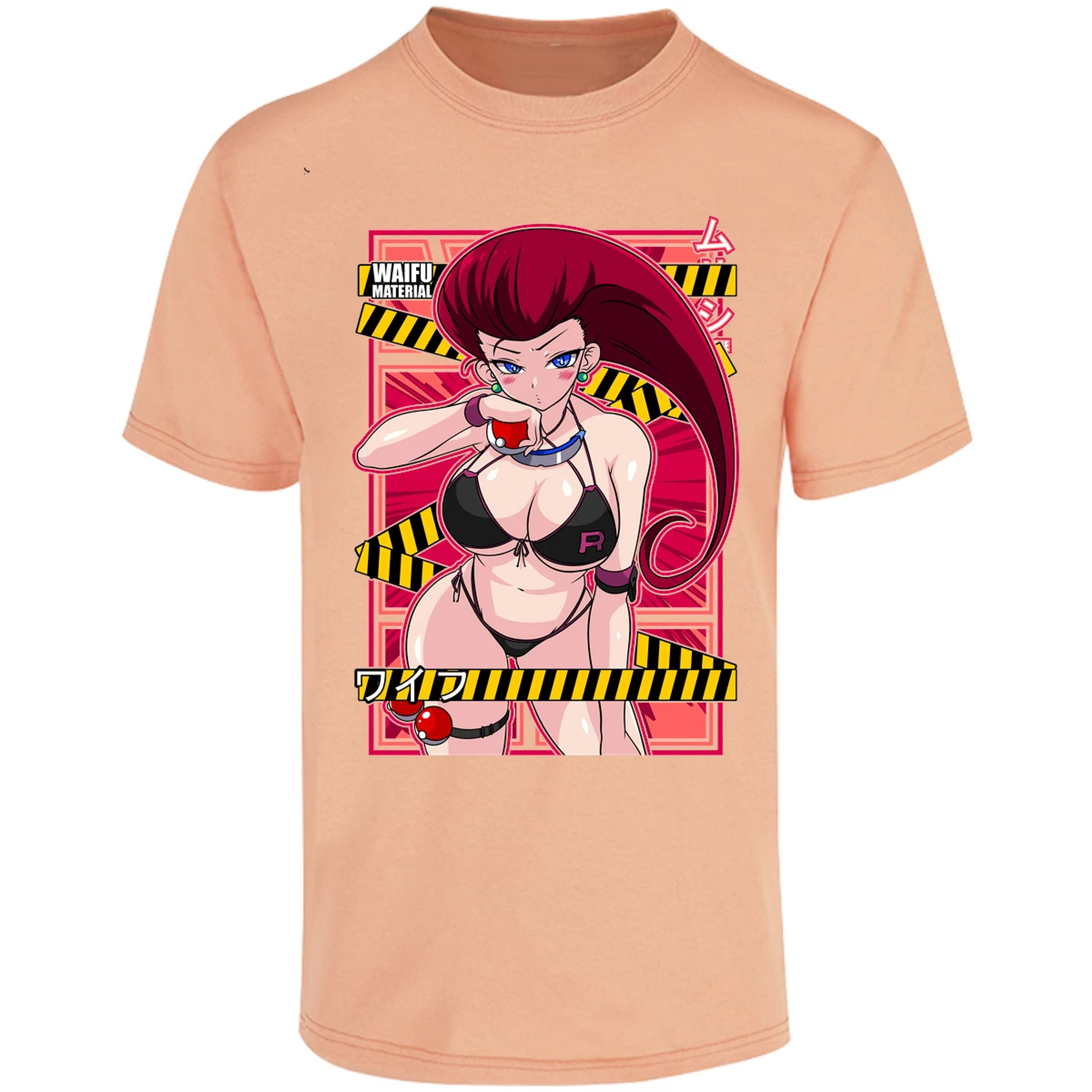 Playera Pokemon Jessie Waifu para Adulto 4