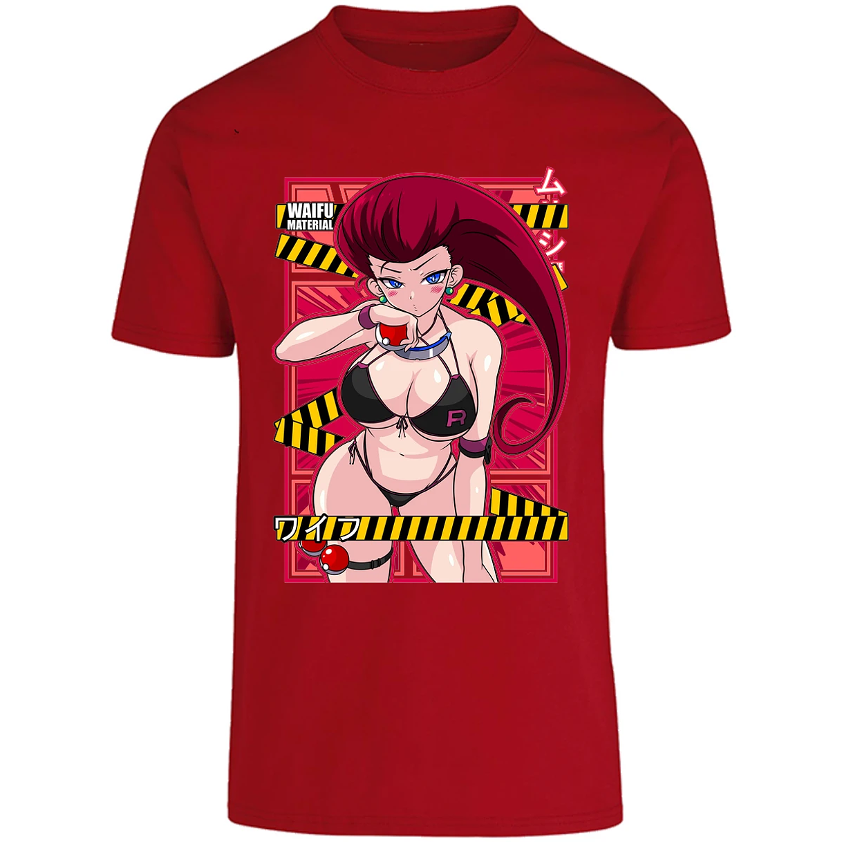 Playera Pokemon Jessie Waifu para Adulto 12