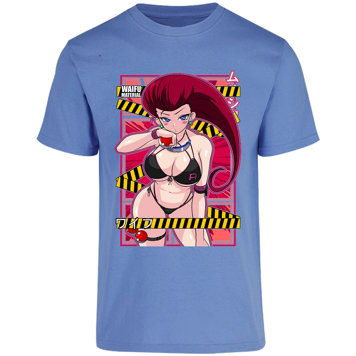 Playera Pokemon Jessie Waifu para Adulto 13