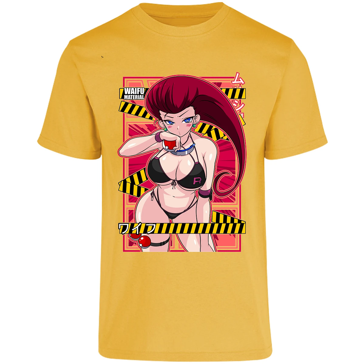 Playera Pokemon Jessie Waifu para Adulto 16