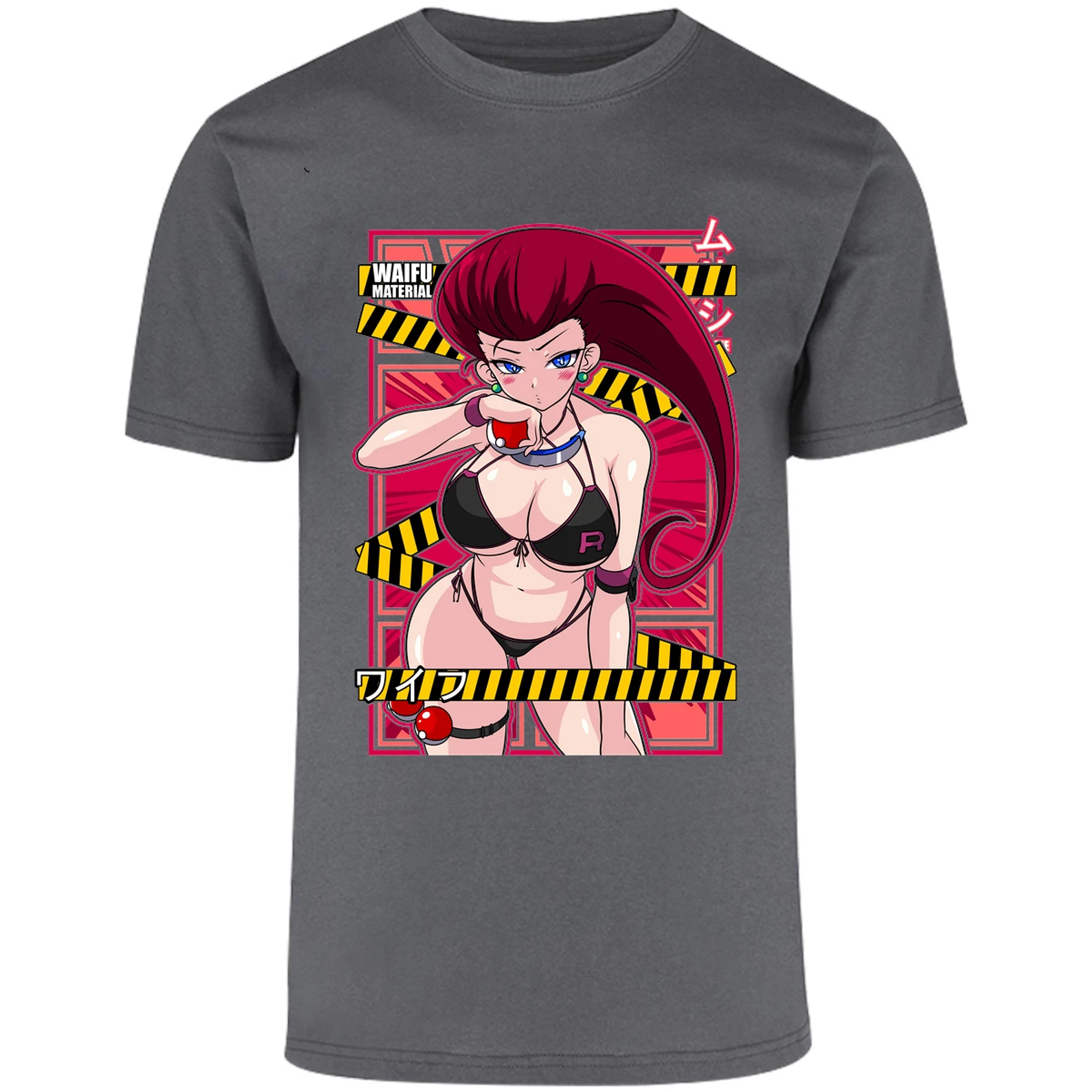 Playera Pokemon Jessie Waifu para Adulto 17