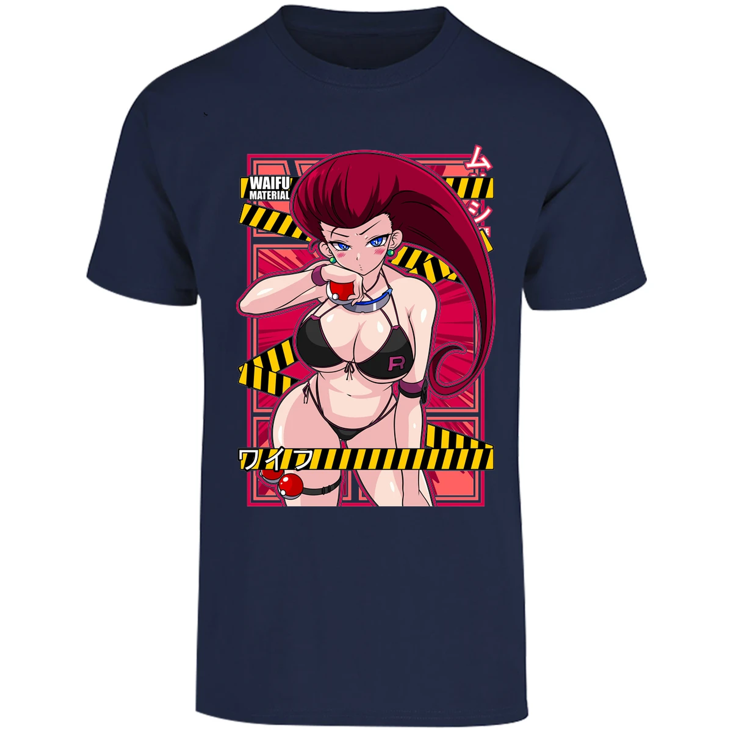 Playera Pokemon Jessie Waifu para Adulto 18