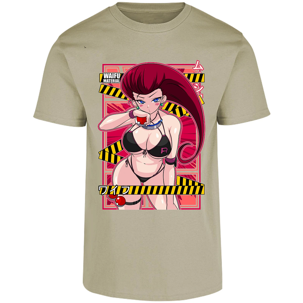 Playera Pokemon Jessie Waifu para Adulto 19