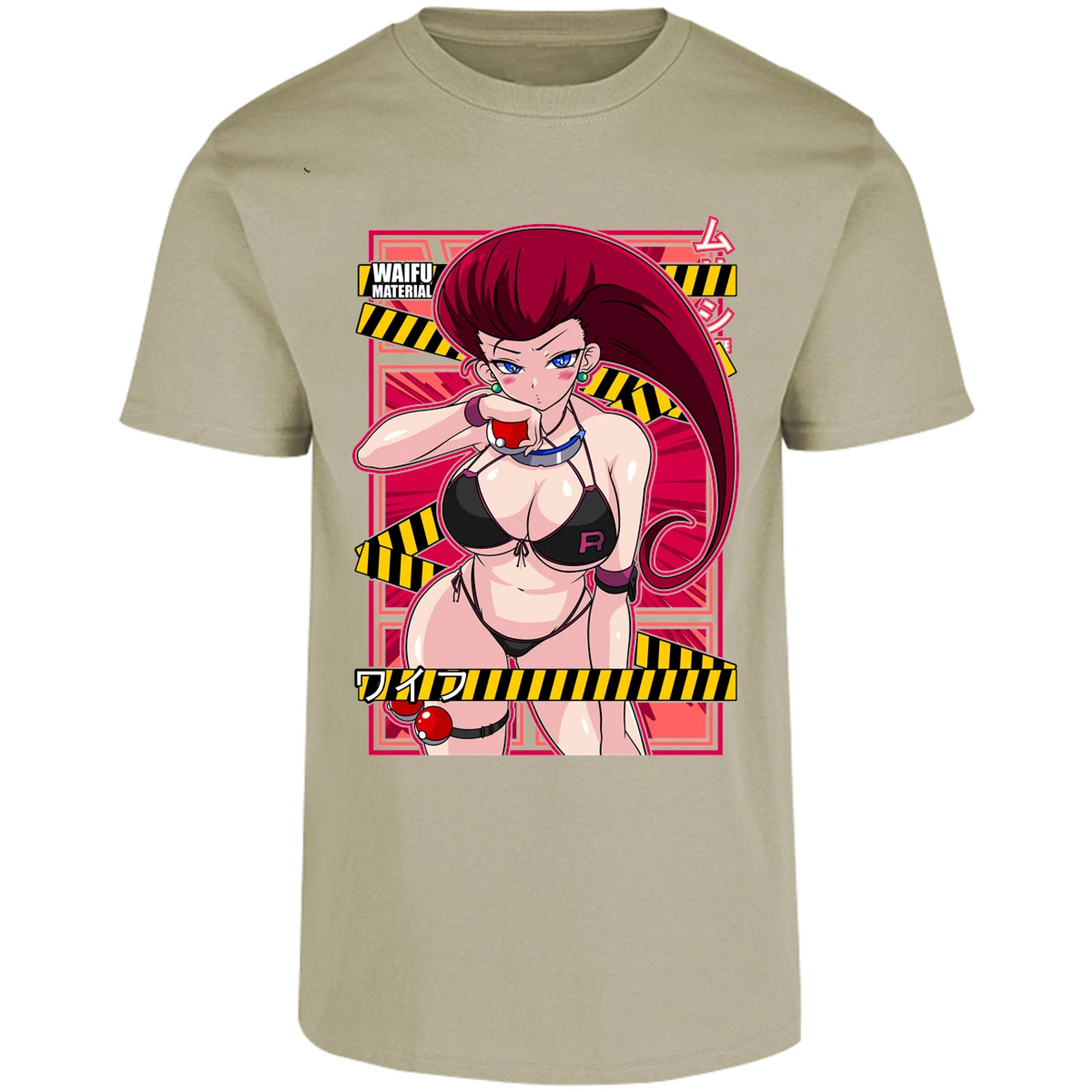 Playera Pokemon Jessie Waifu para Adulto 19