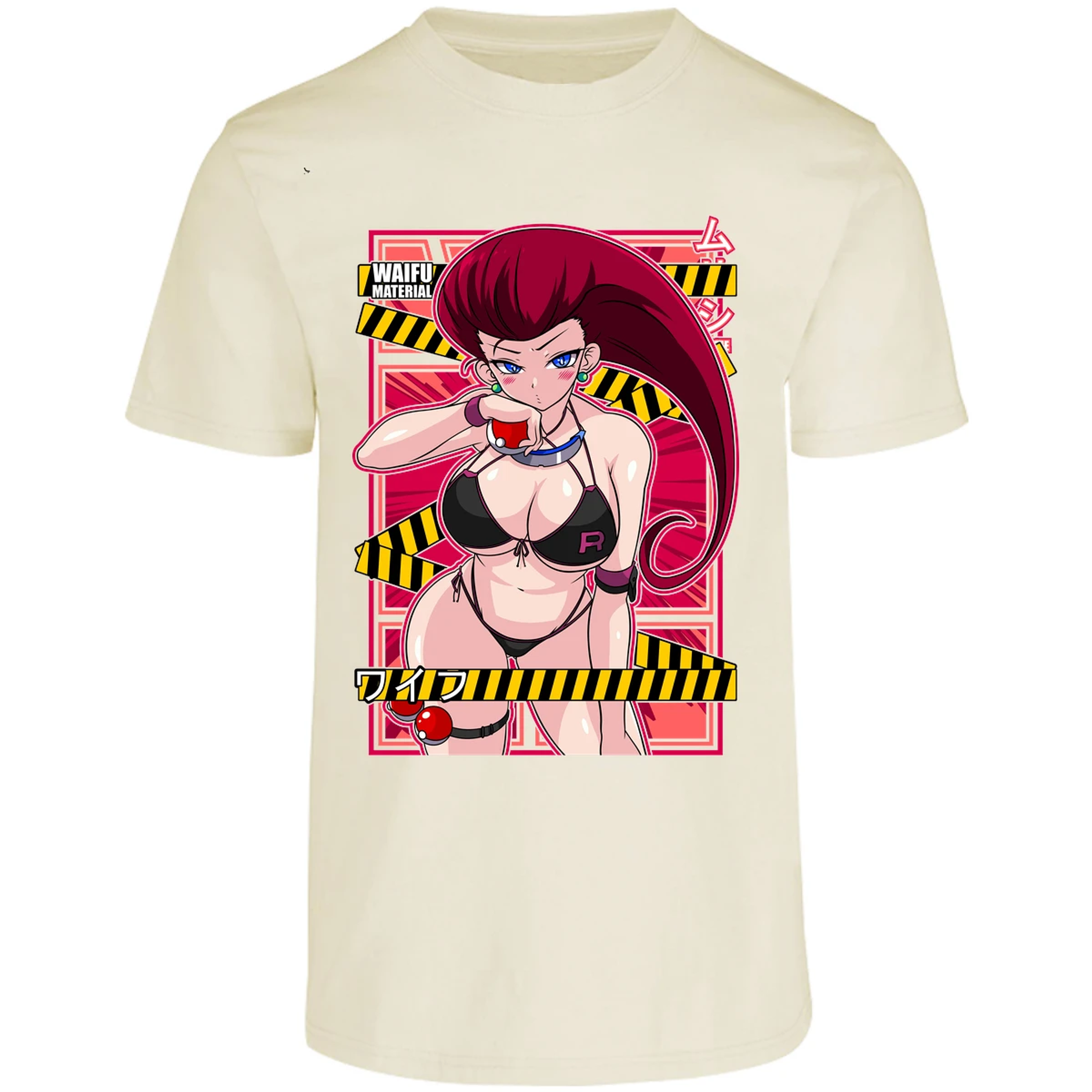 Playera Pokemon Jessie Waifu para Adulto 21